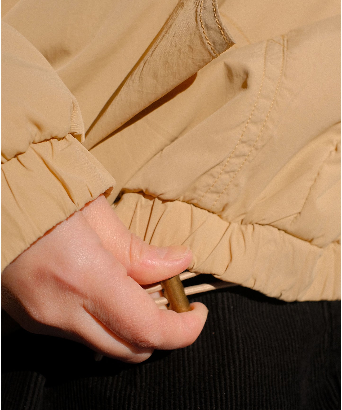 【2025/1/31 9:30発売】Half zip big silhouette Parka