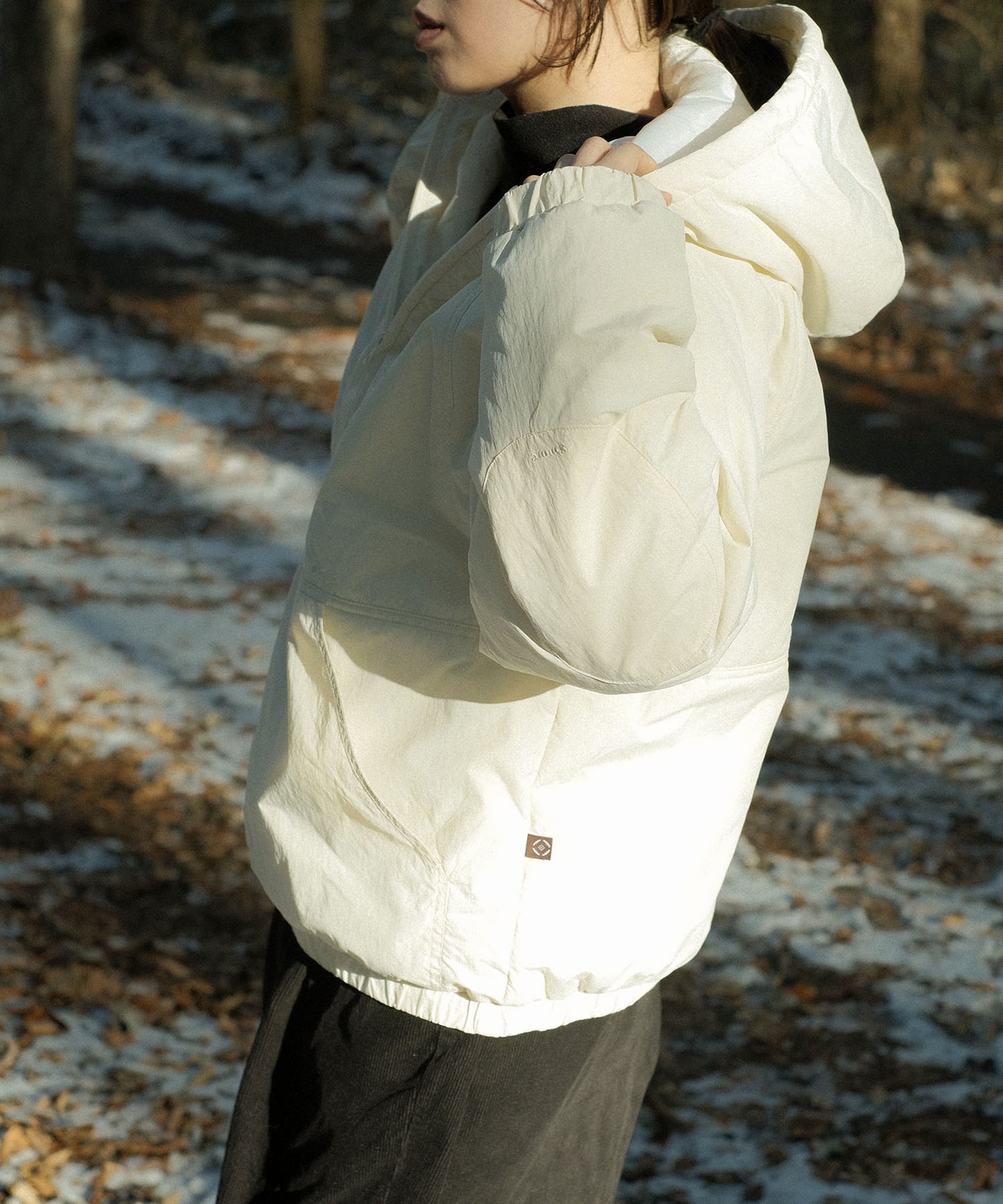【2025/1/31 9:30発売】Half zip big silhouette Parka
