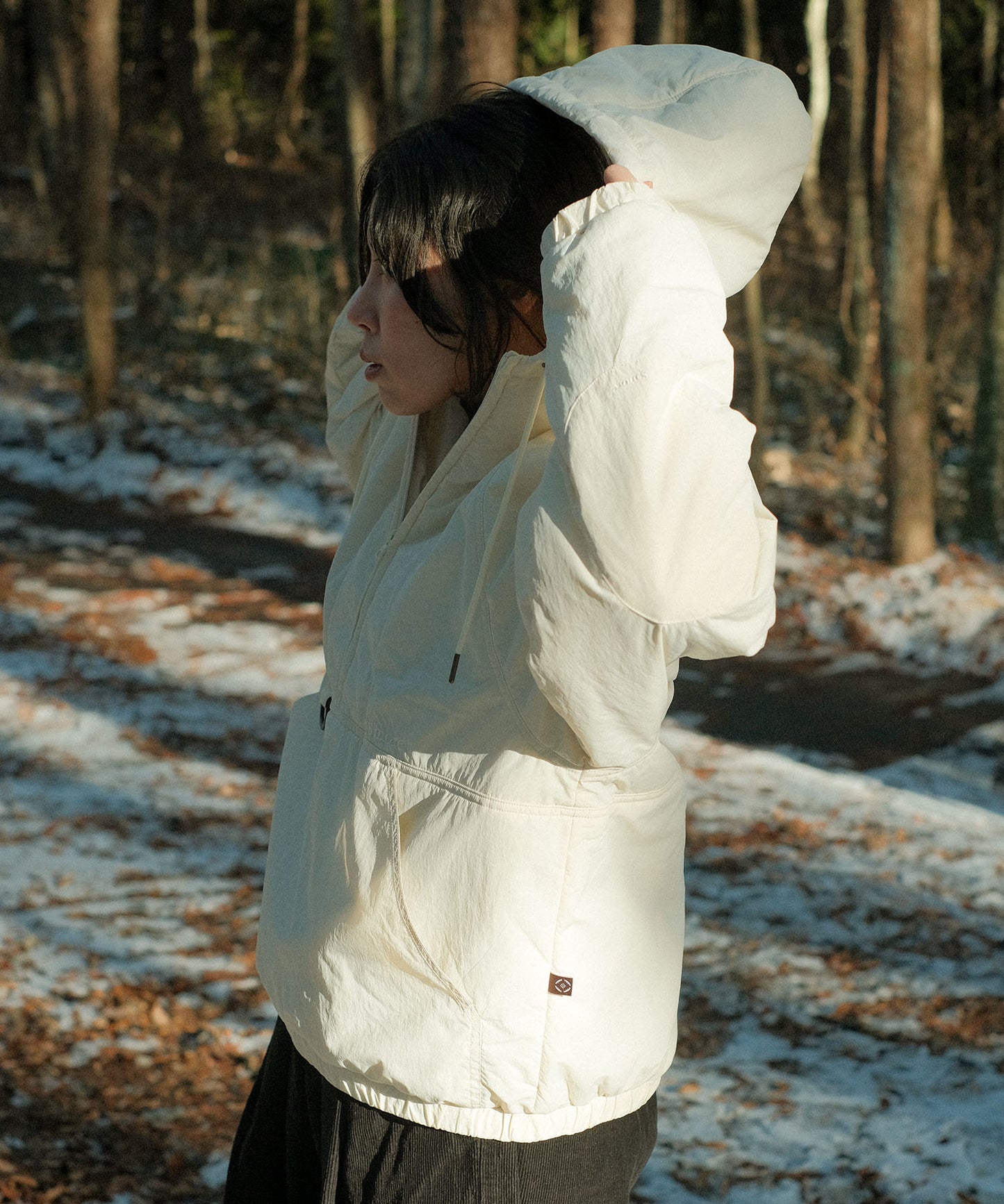 【2025/1/31 9:30発売】Half zip big silhouette Parka