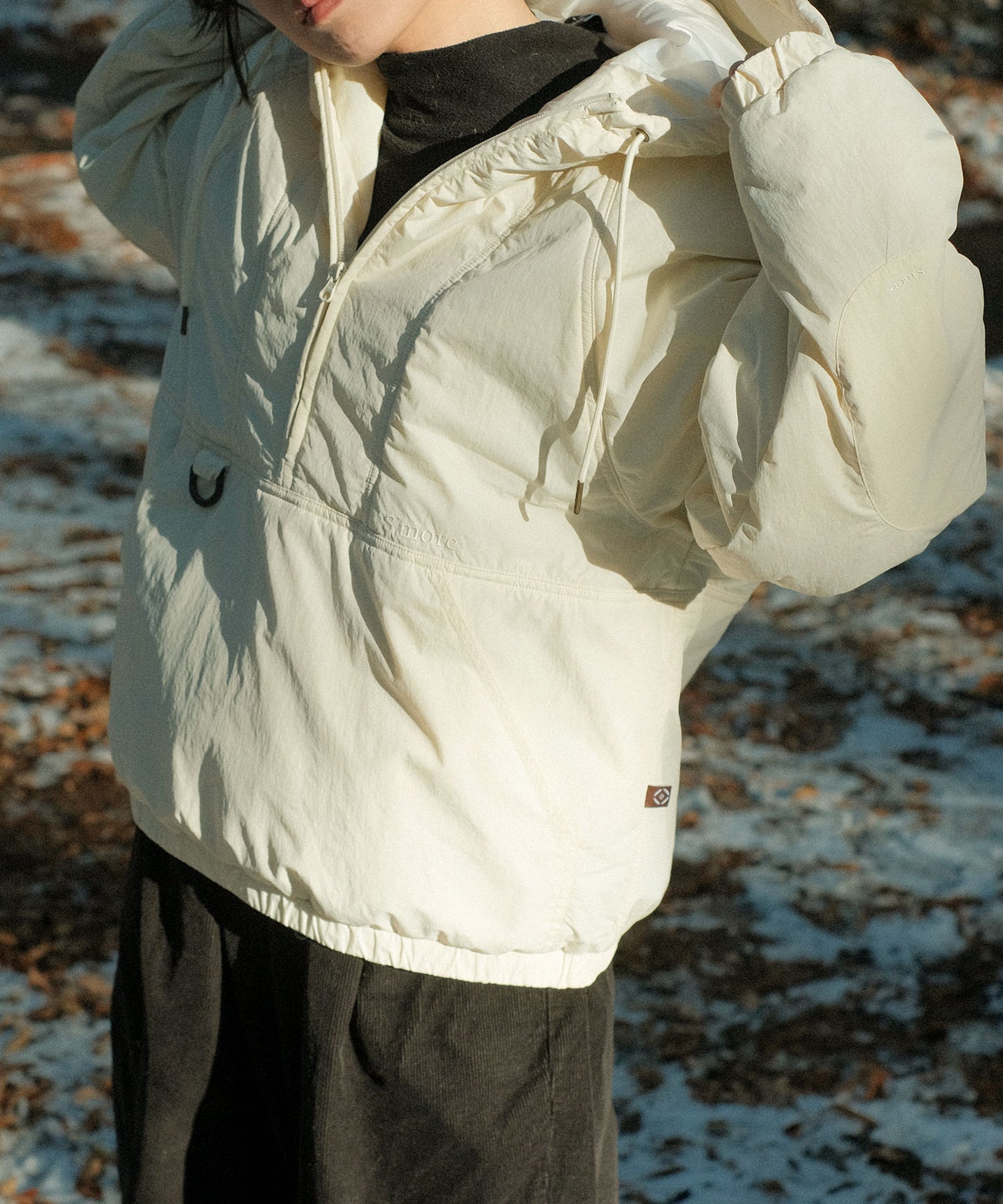 【2025/1/31 9:30発売】Half zip big silhouette Parka