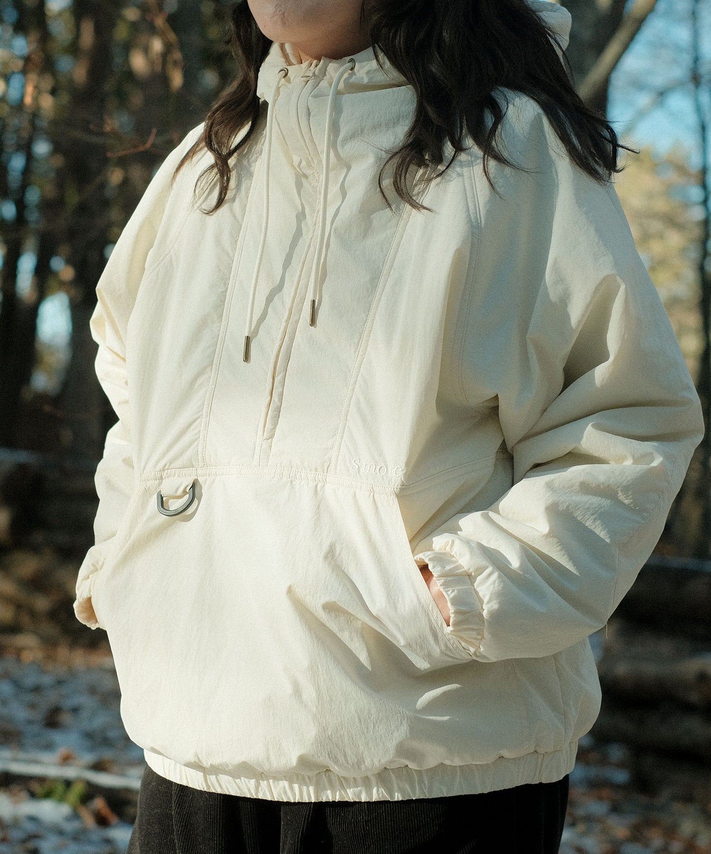 【2025/1/31 9:30発売】Half zip big silhouette Parka