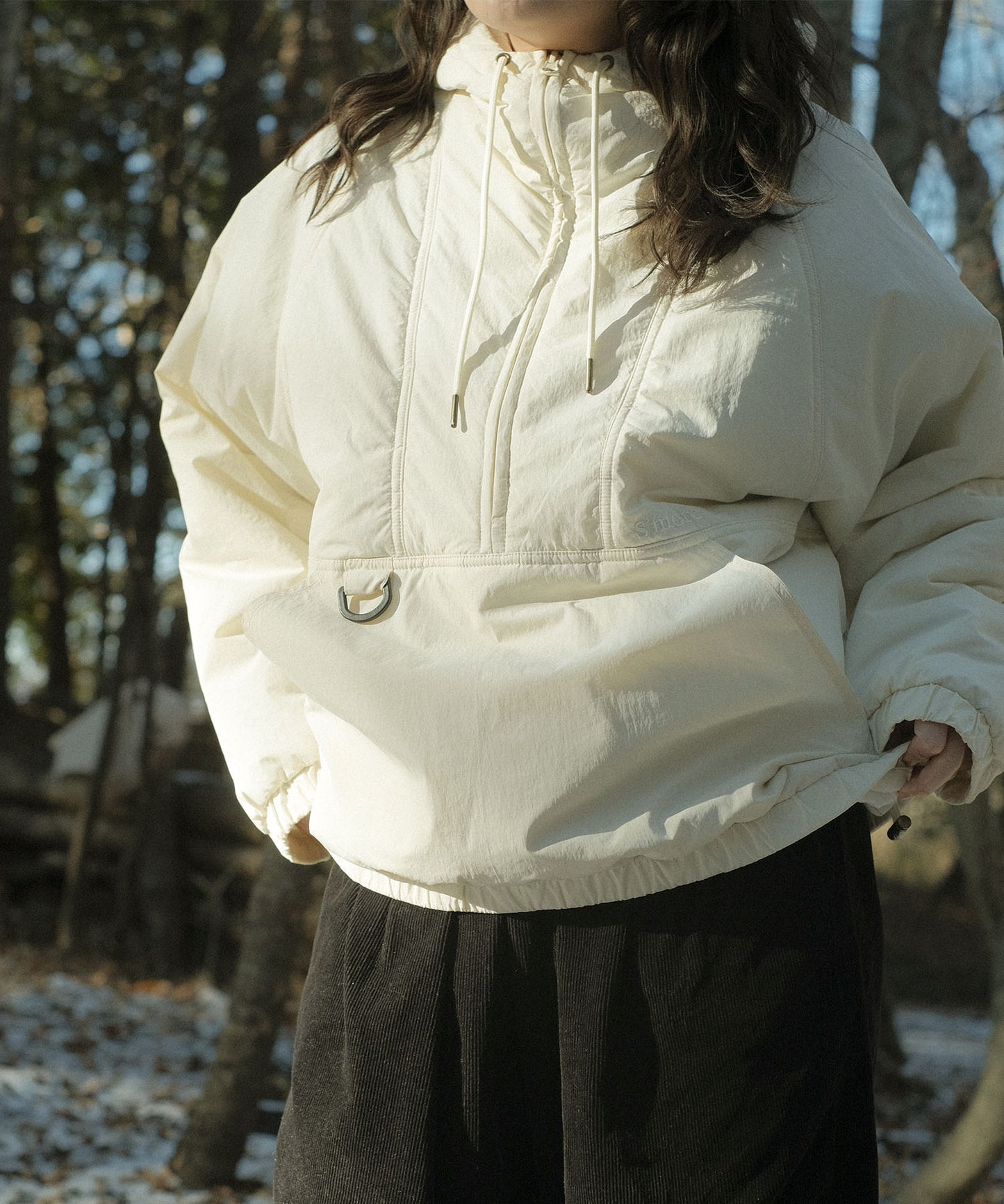 【2025/1/31 9:30発売】Half zip big silhouette Parka