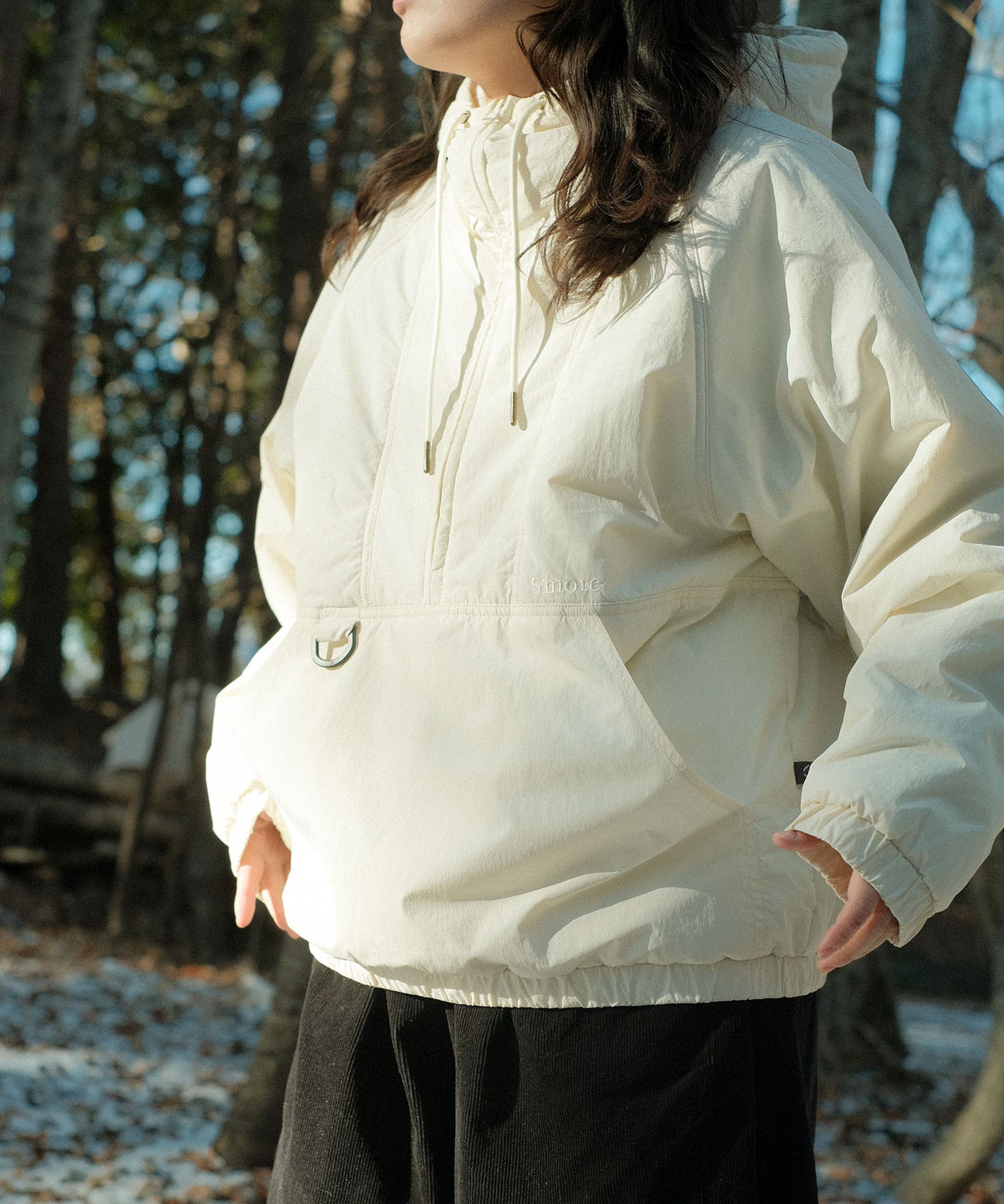 【2025/1/31 9:30発売】Half zip big silhouette Parka