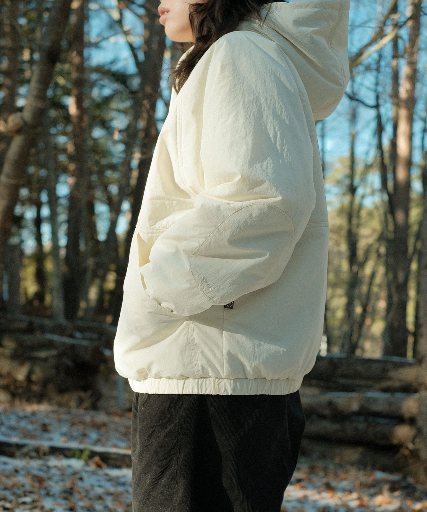 【2025/1/31 9:30発売】Half zip big silhouette Parka