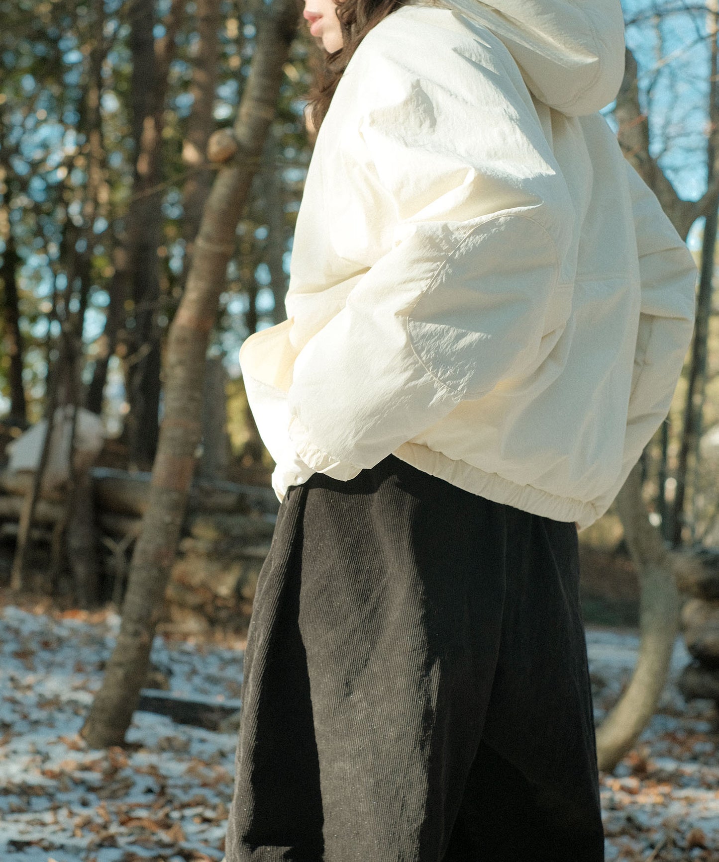 【2025/1/31 9:30発売】Half zip big silhouette Parka