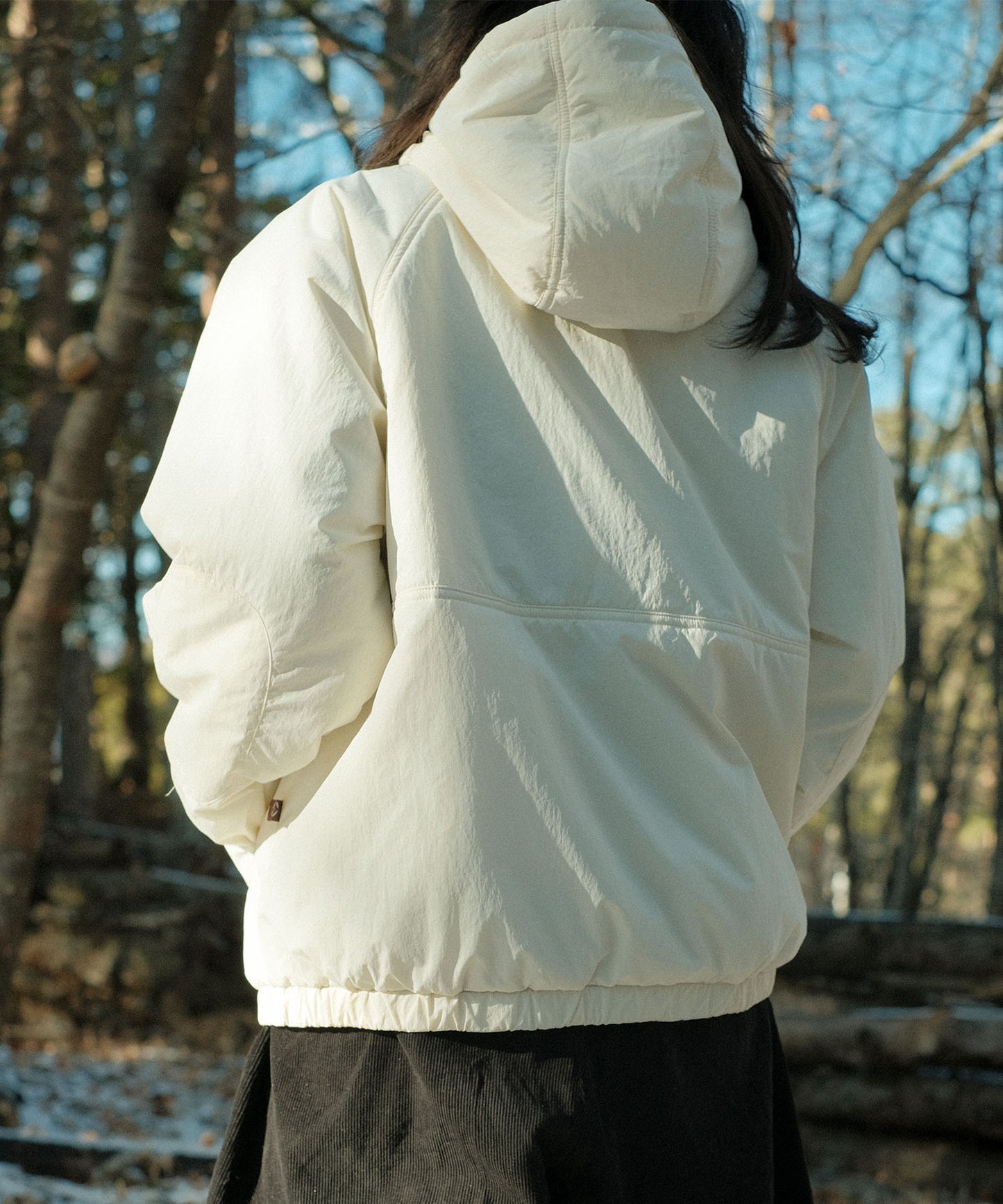 【2025/1/31 9:30発売】Half zip big silhouette Parka