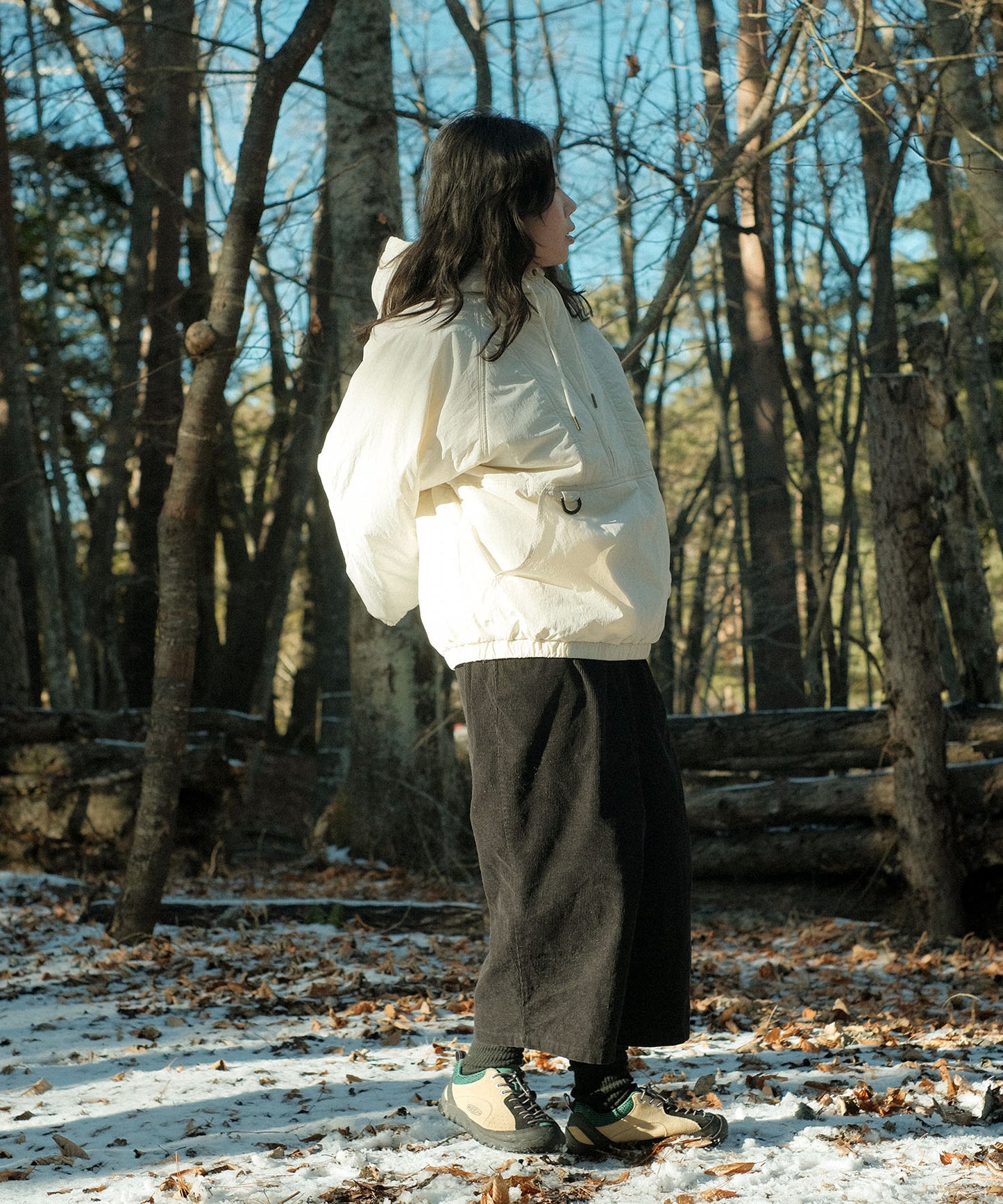 【2025/1/31 9:30発売】Half zip big silhouette Parka