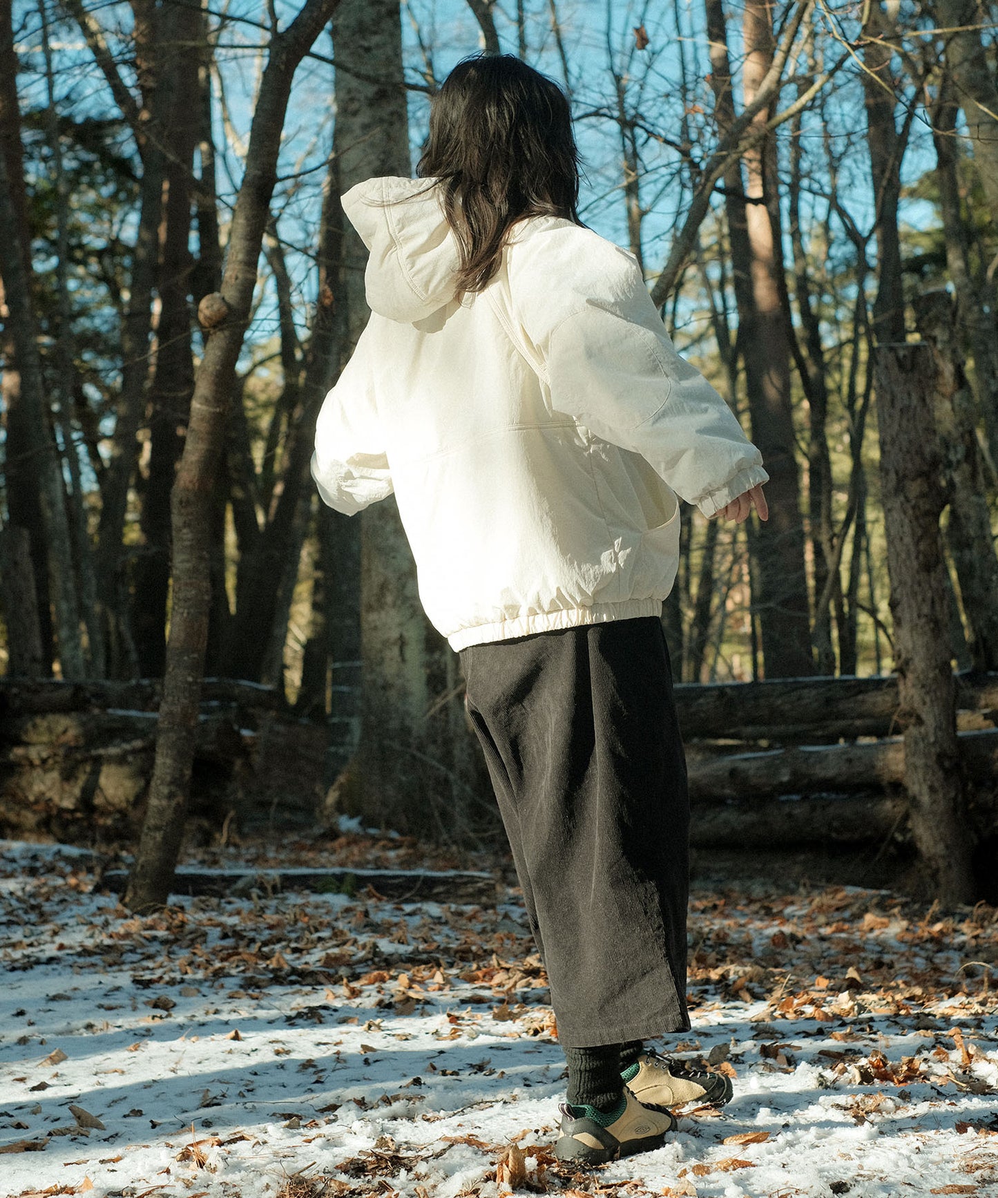 【2025/1/31 9:30発売】Half zip big silhouette Parka