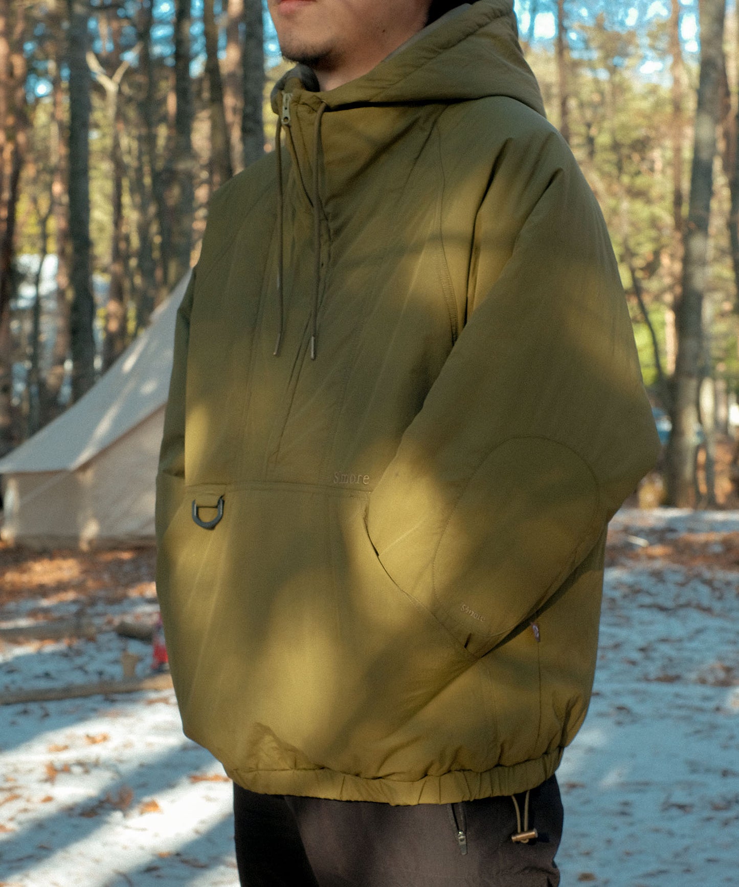 【2025/1/31 9:30発売】Half zip big silhouette Parka