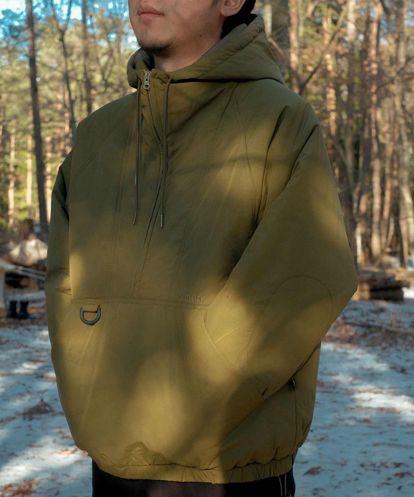 【2025/1/31 9:30発売】Half zip big silhouette Parka
