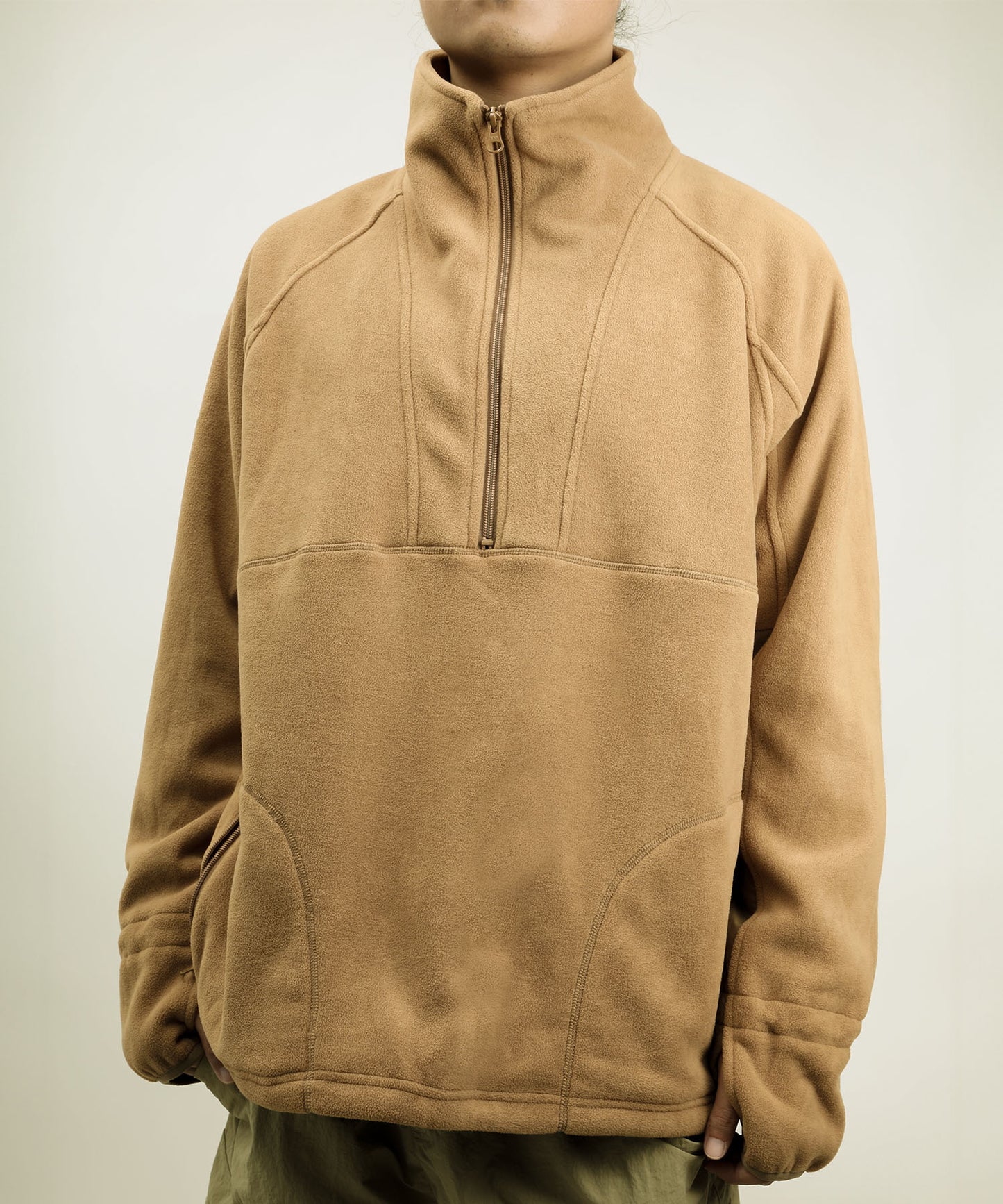 Half zip fleece pullover ハーフジップフリースプルオーバー