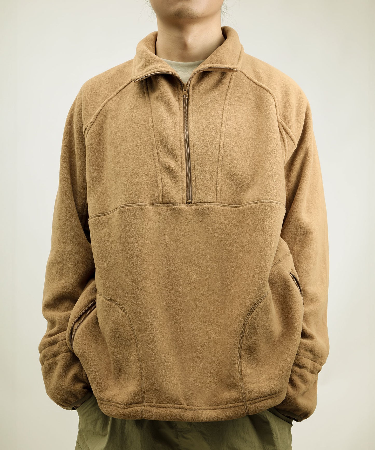 Half zip fleece pullover ハーフジップフリースプルオーバー
