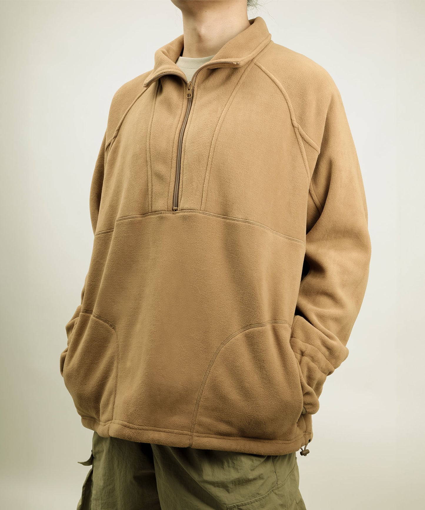 Half zip fleece pullover ハーフジップフリースプルオーバー
