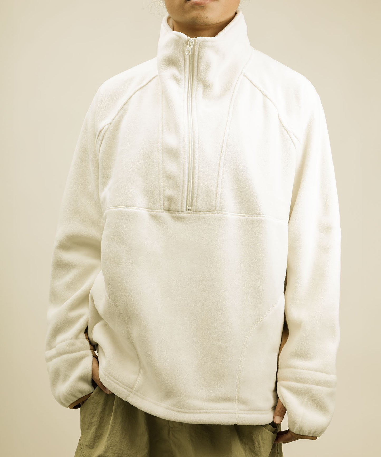 Half zip fleece pullover ハーフジップフリースプルオーバー