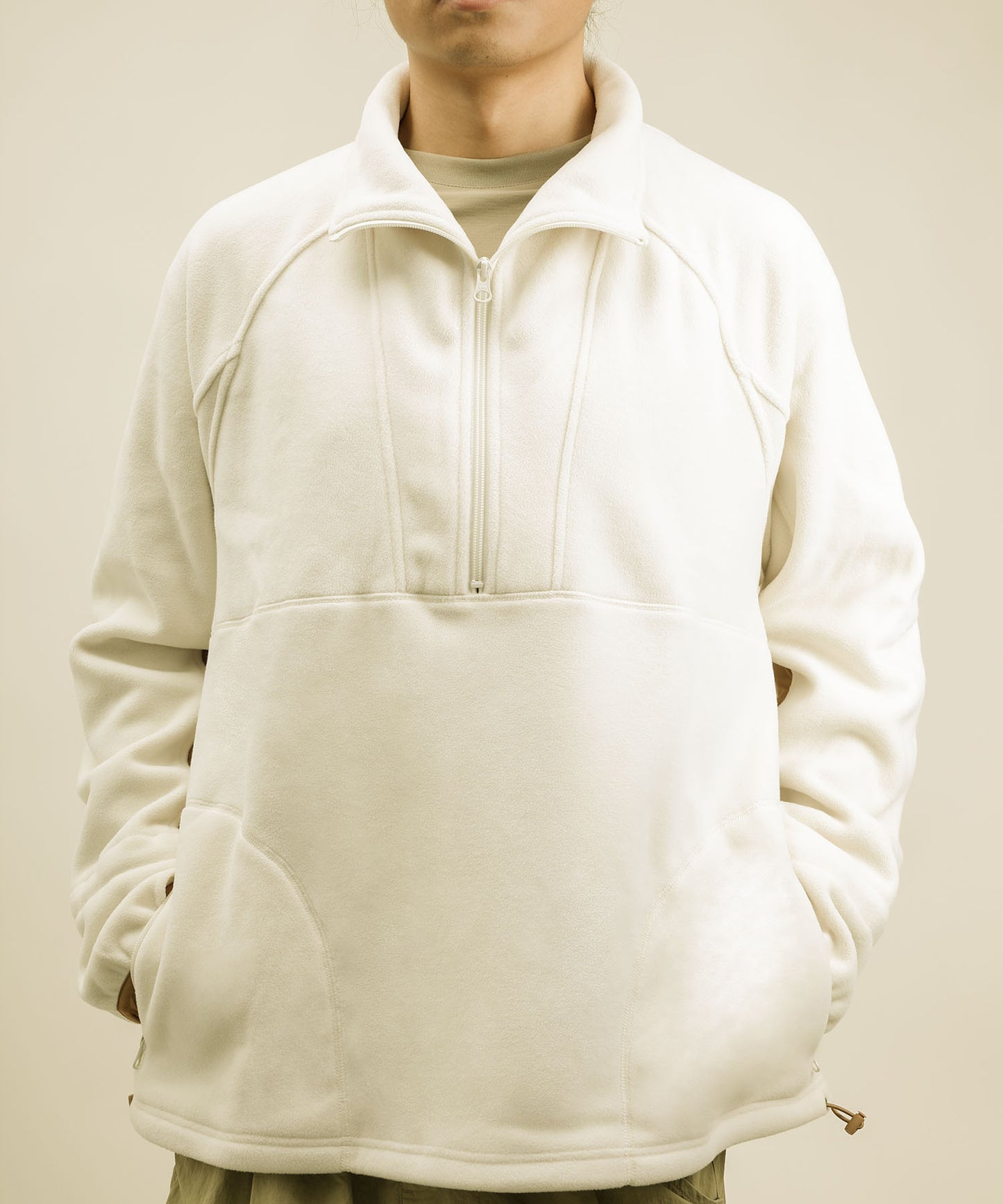 Half zip fleece pullover ハーフジップフリースプルオーバー