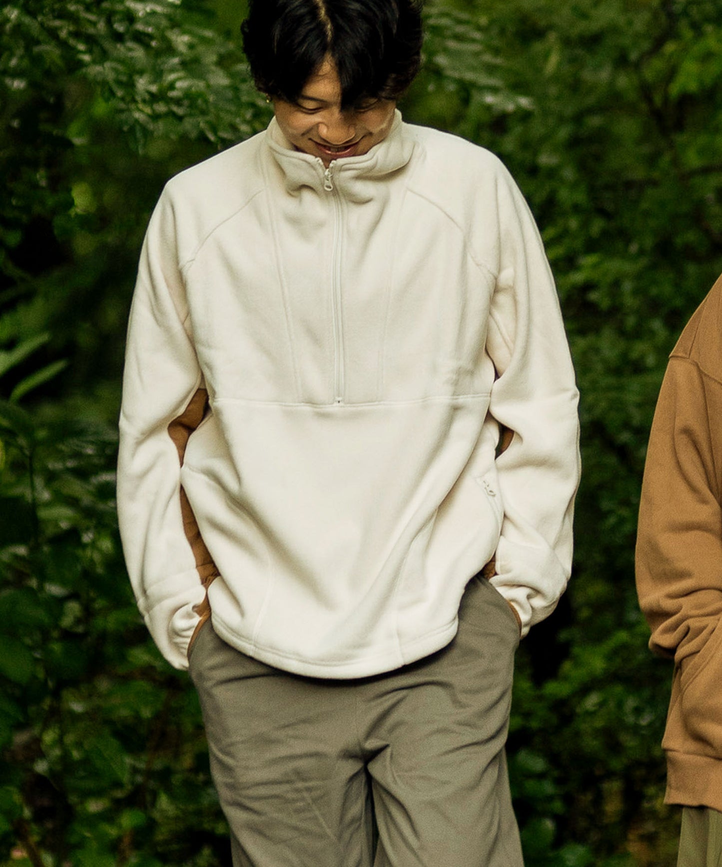 Half zip fleece pullover ハーフジップフリースプルオーバー