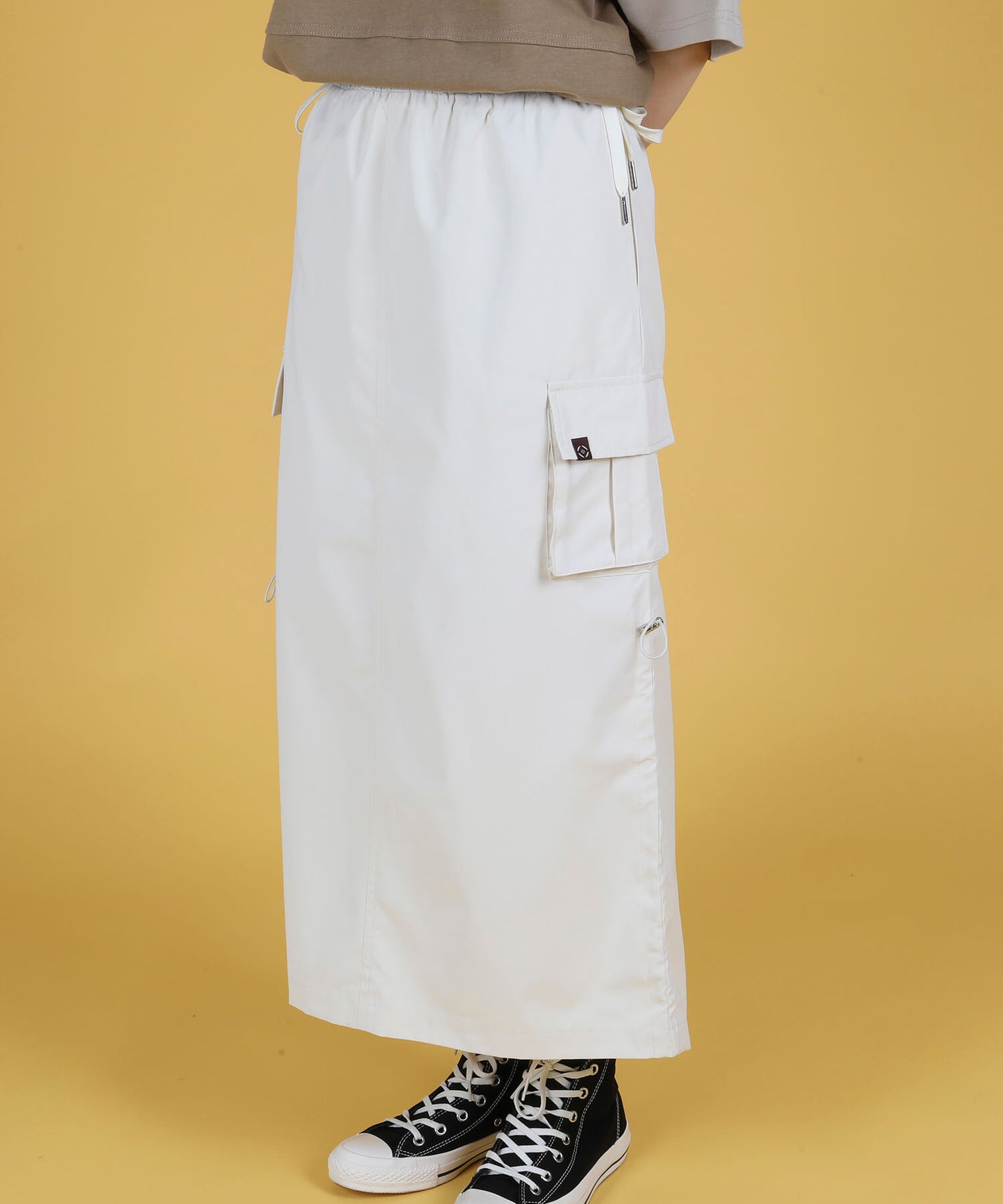 Mesh layered double sided skirt