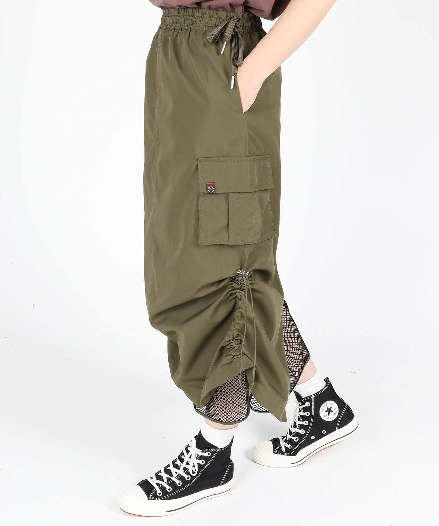 Mesh layered double sided skirt