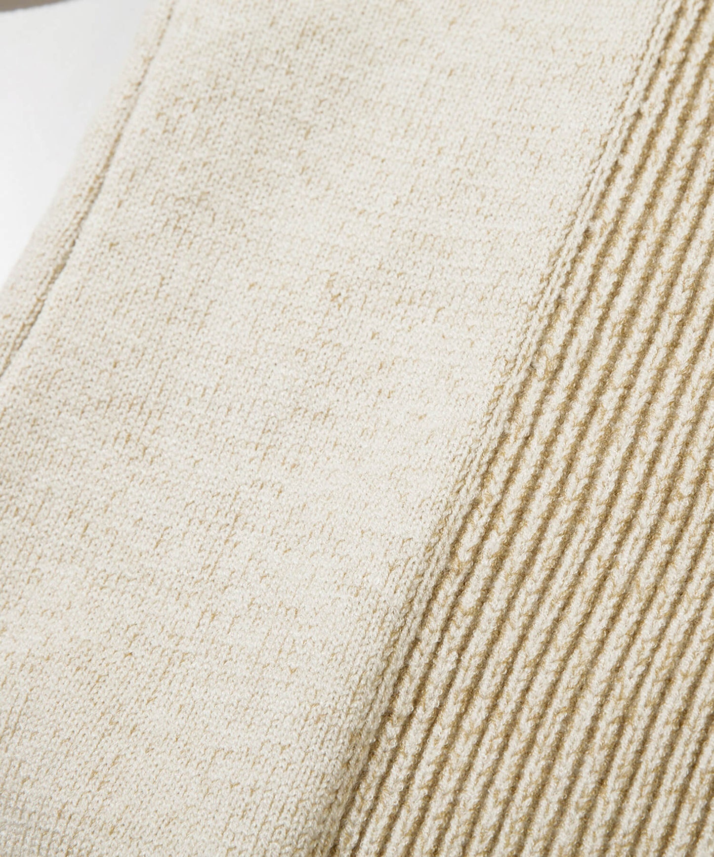 Ribbed stripe sweater