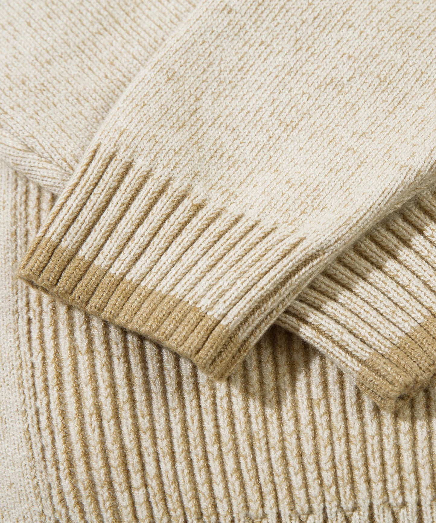 Ribbed stripe sweater