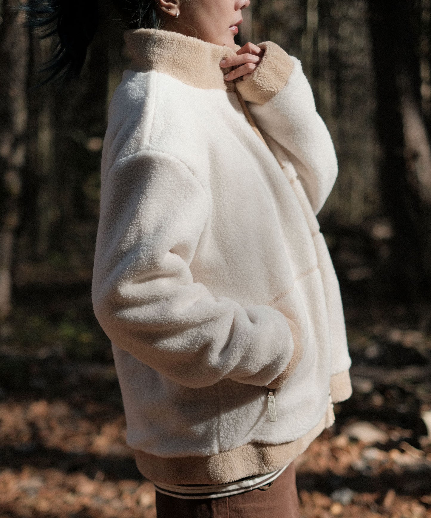 S'more boa jacket