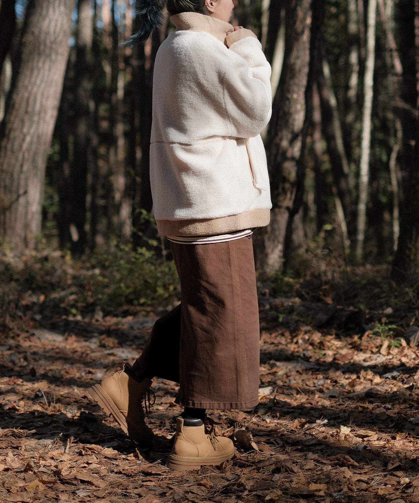 S'more boa jacket