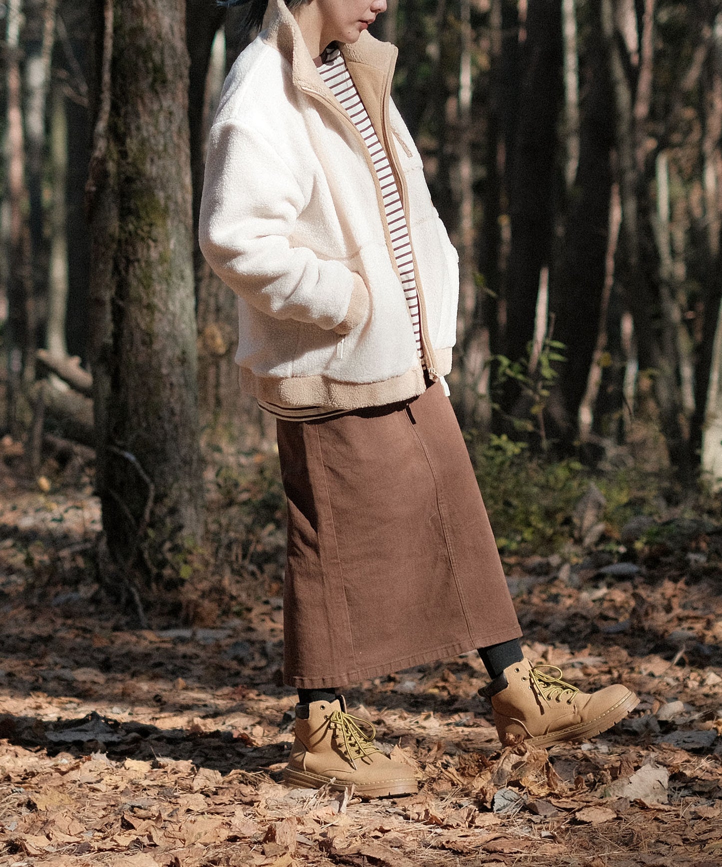 S'more boa jacket
