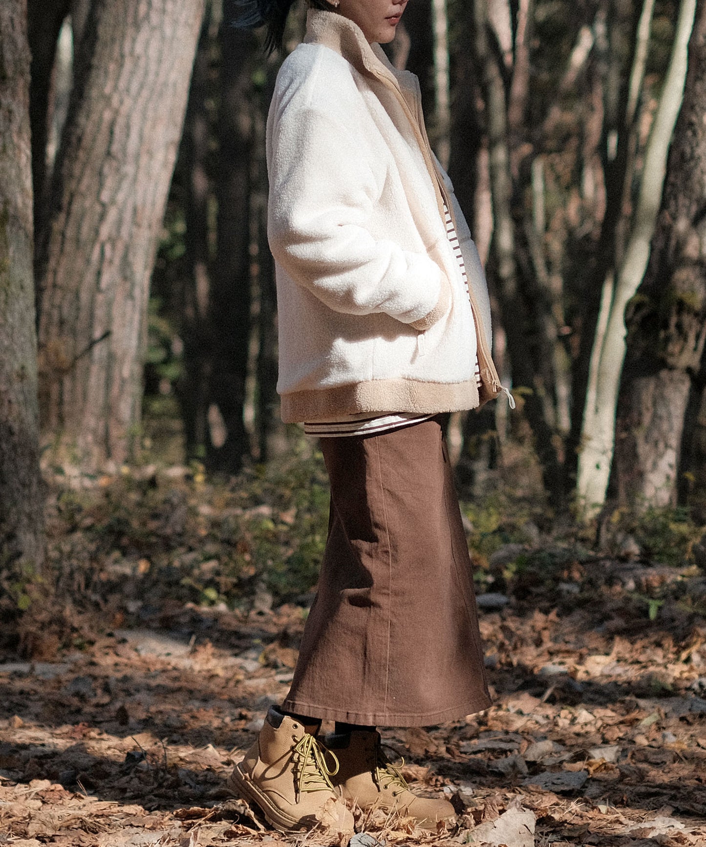 S'more boa jacket