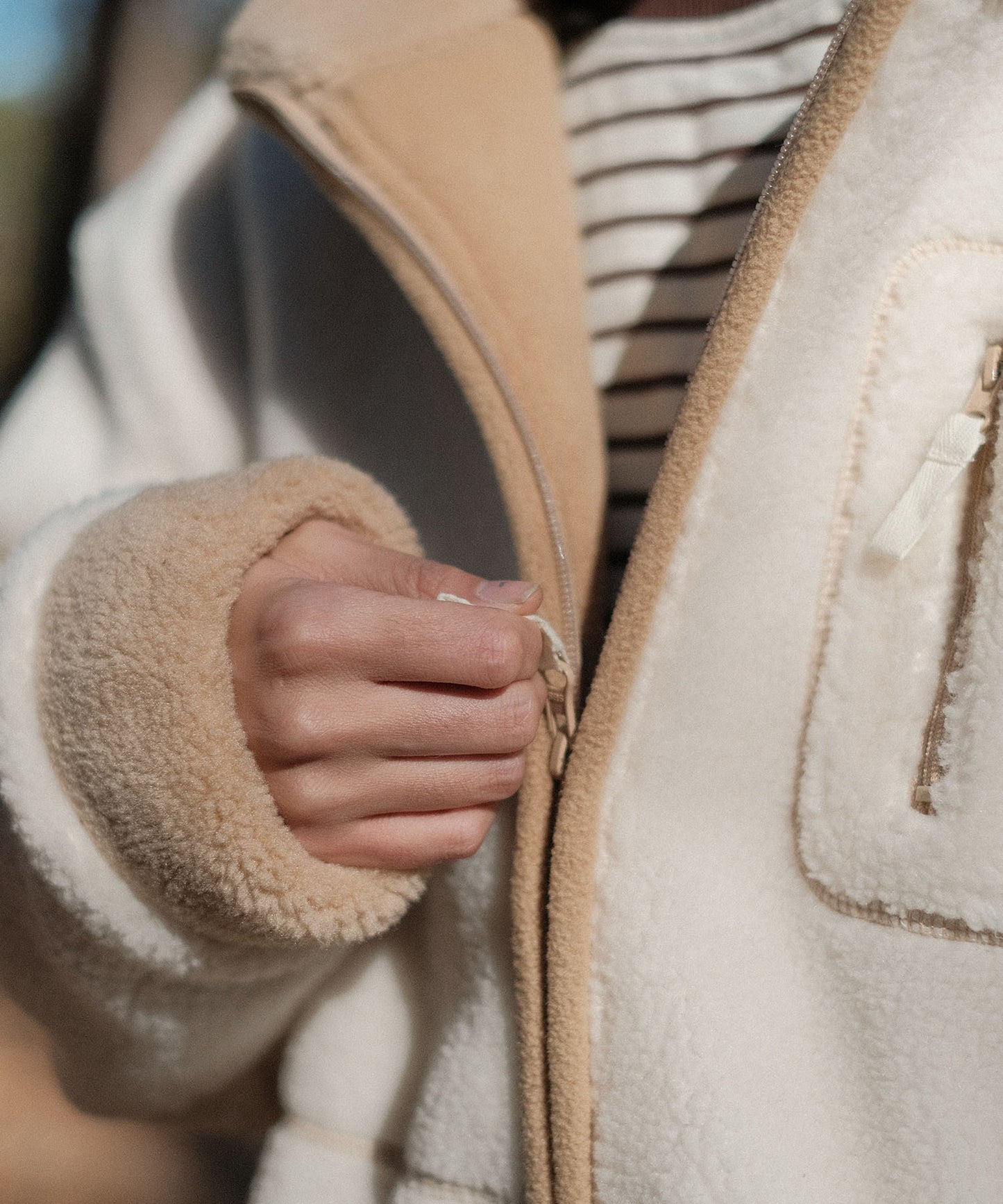 S'more boa jacket