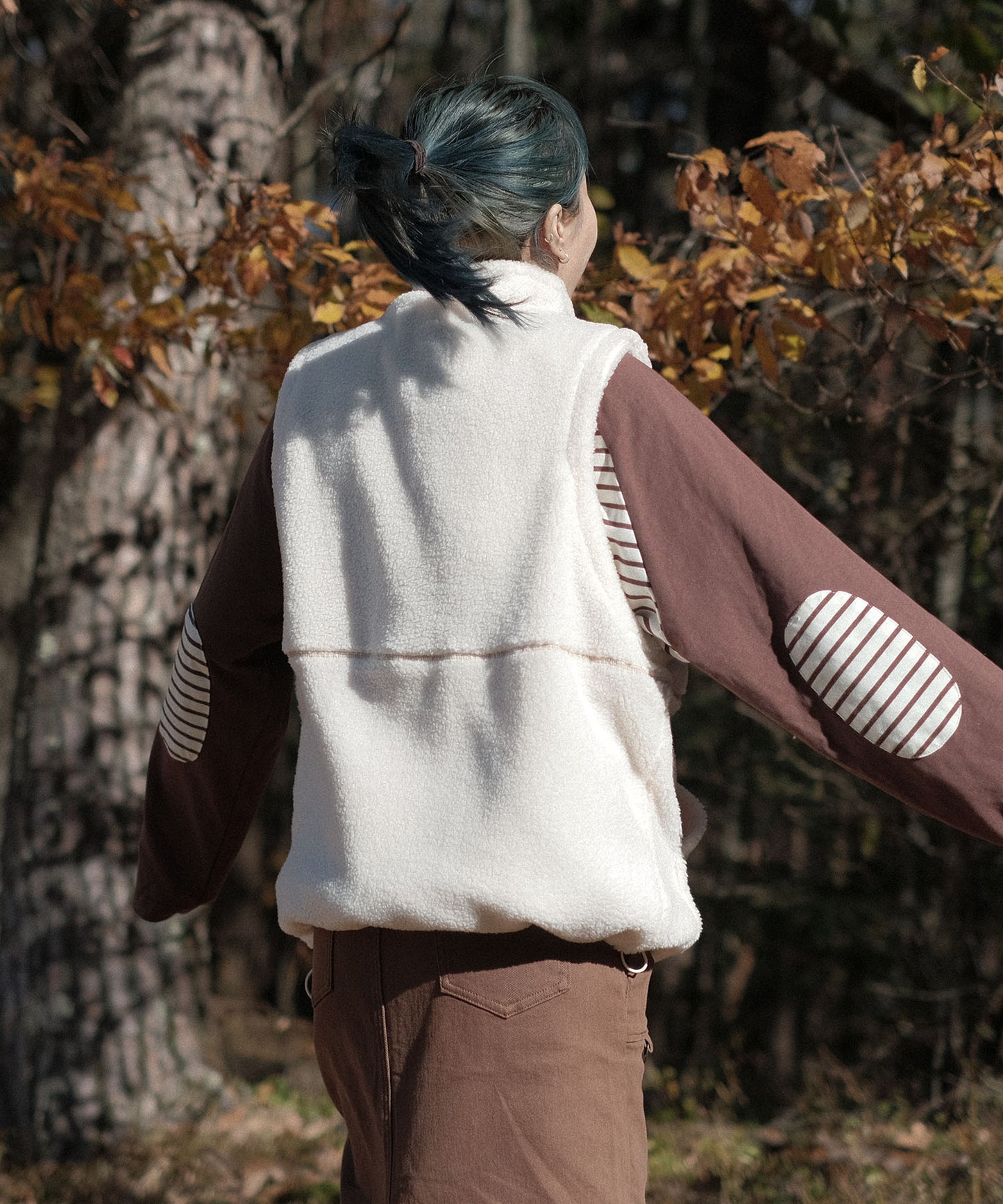 S'more boa vest