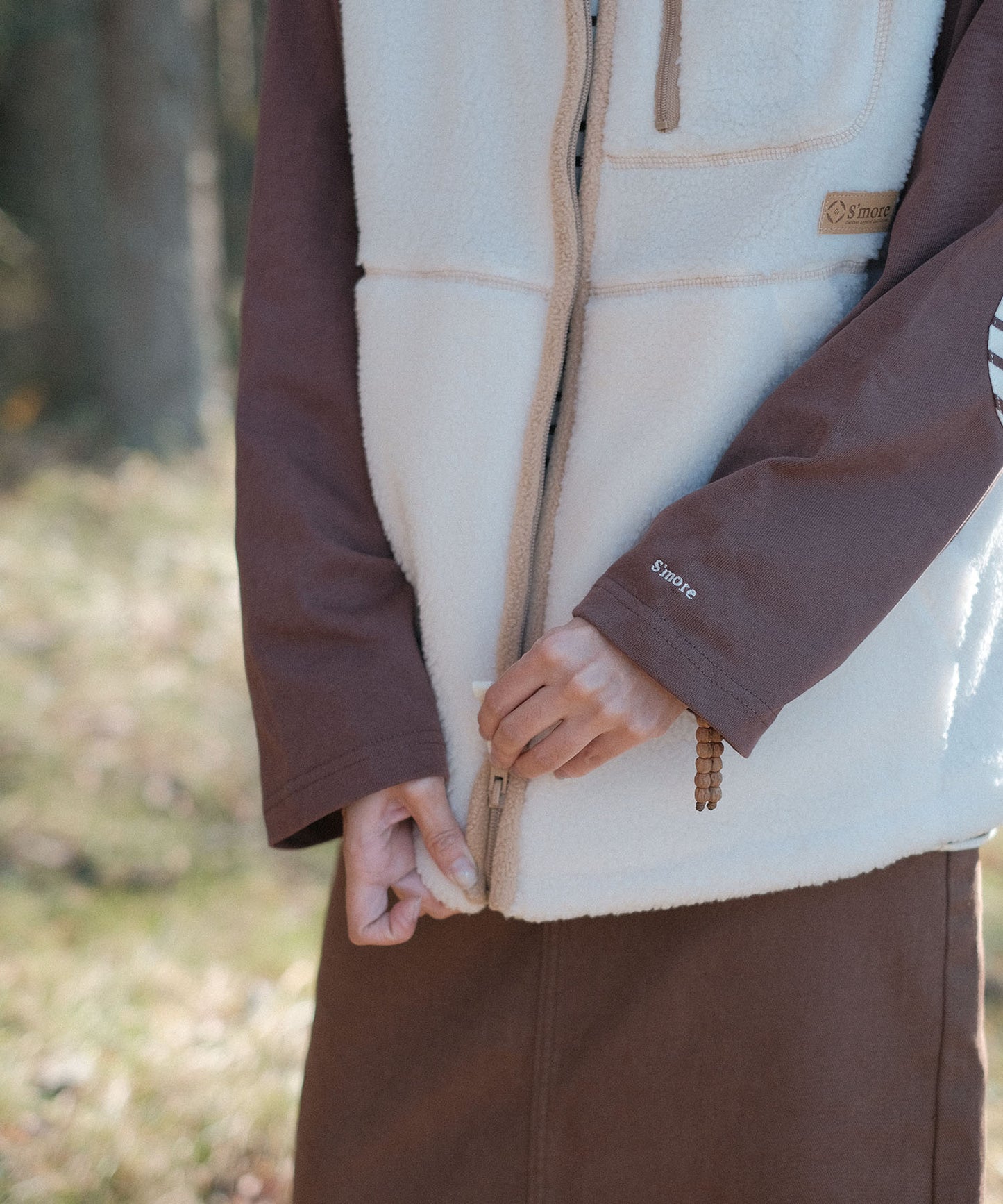 S'more boa vest