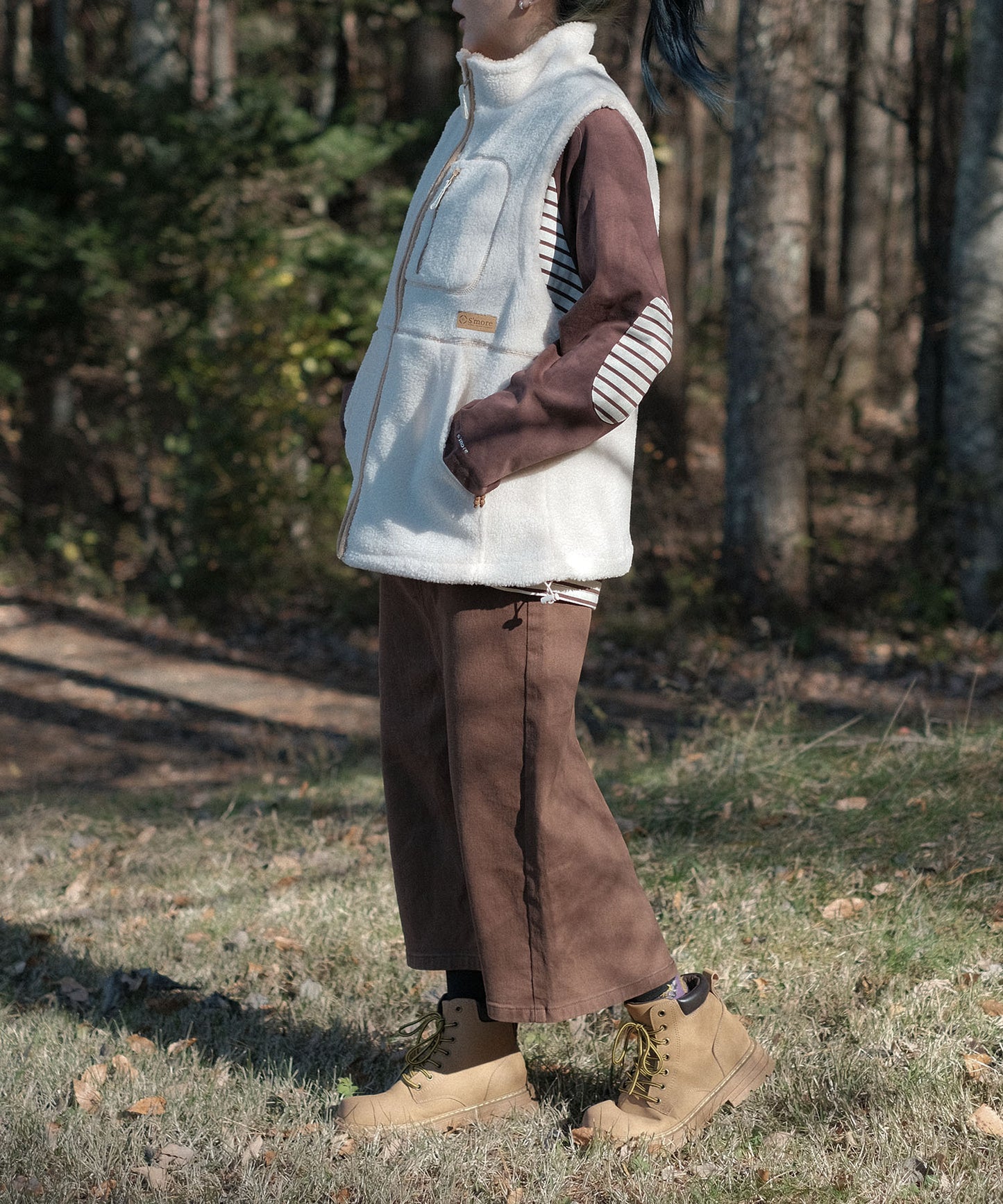 S'more boa vest