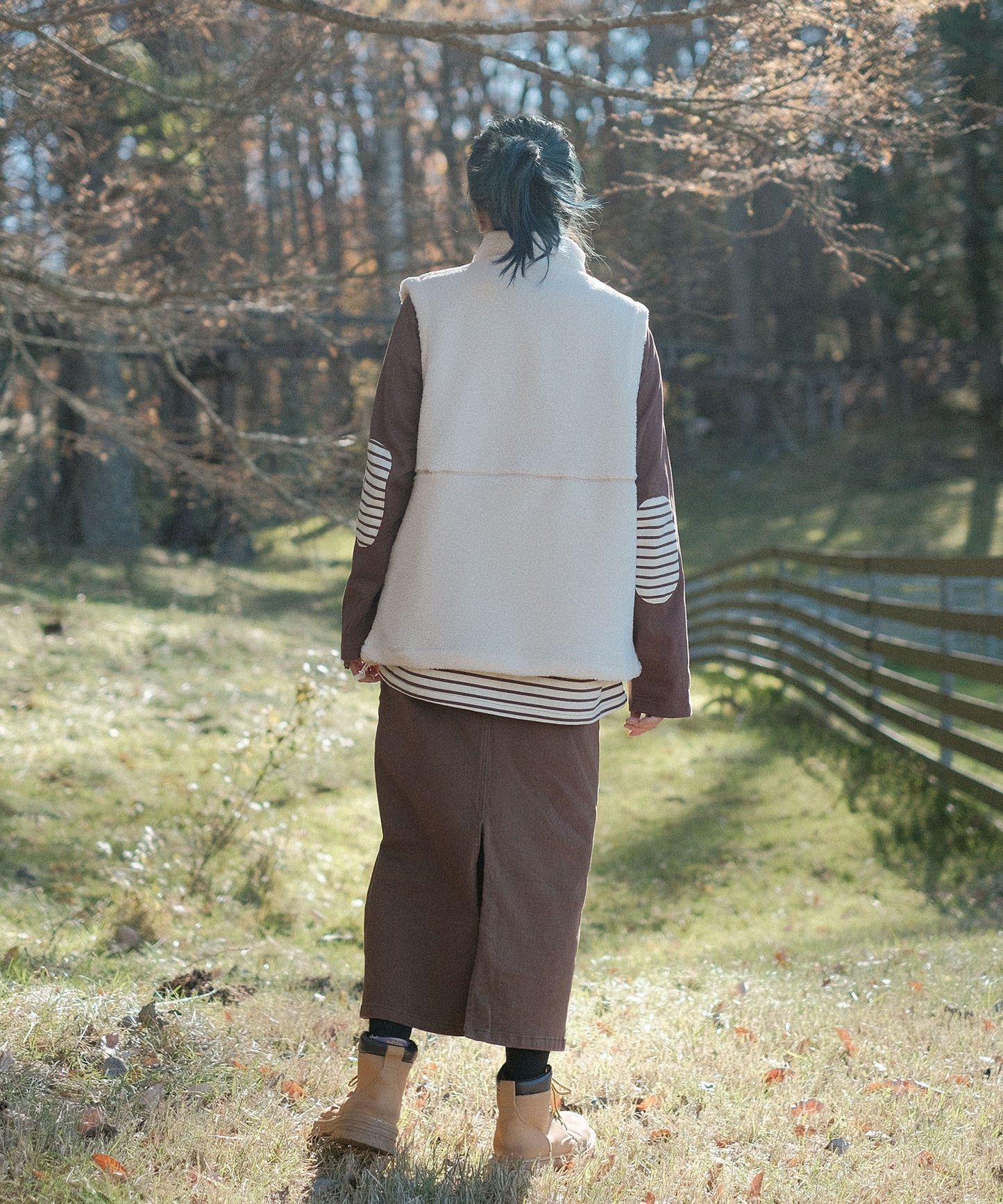 S'more boa vest