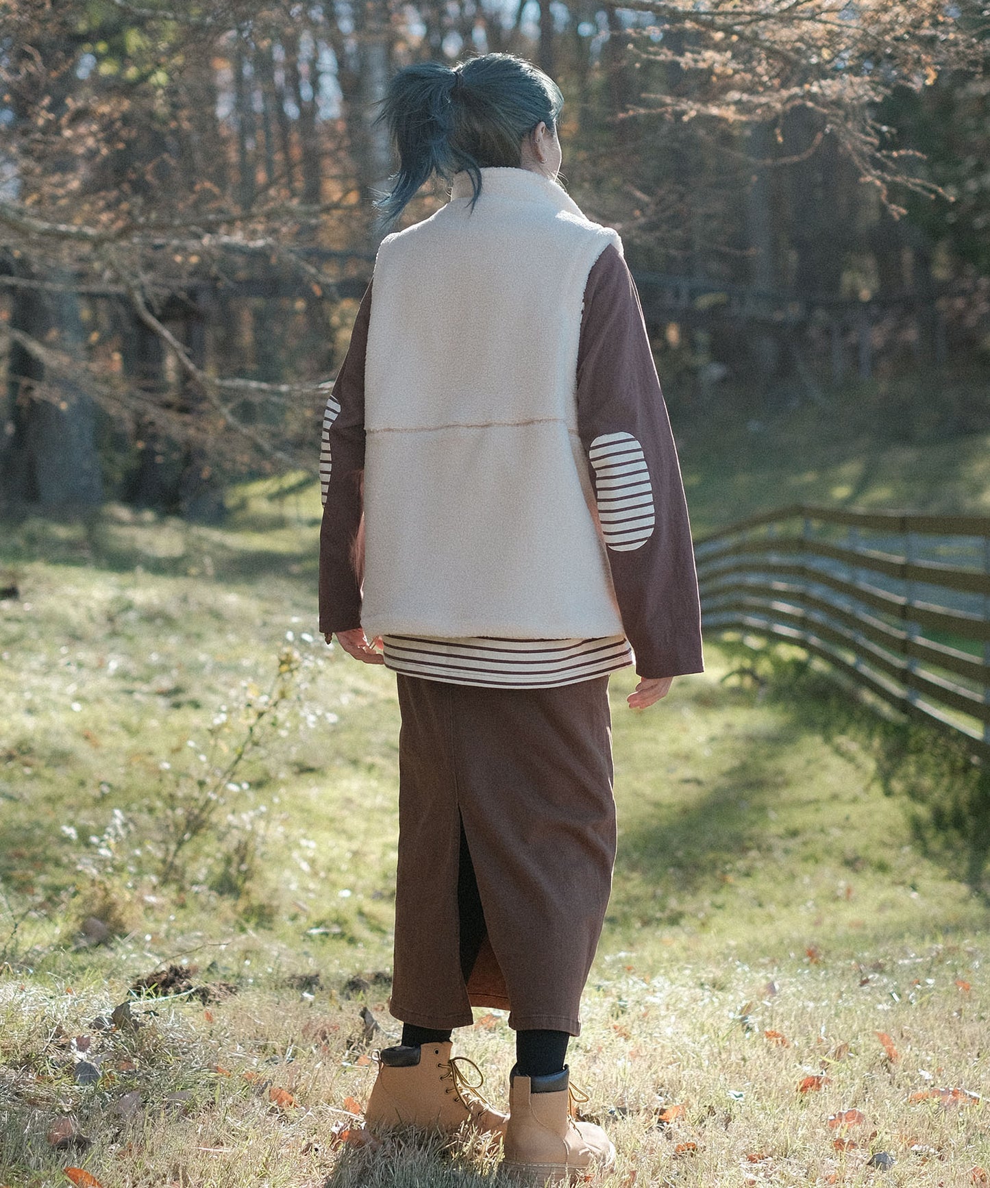 S'more boa vest