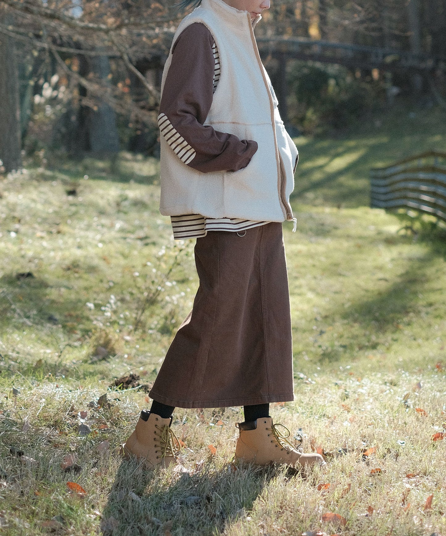 S'more boa vest