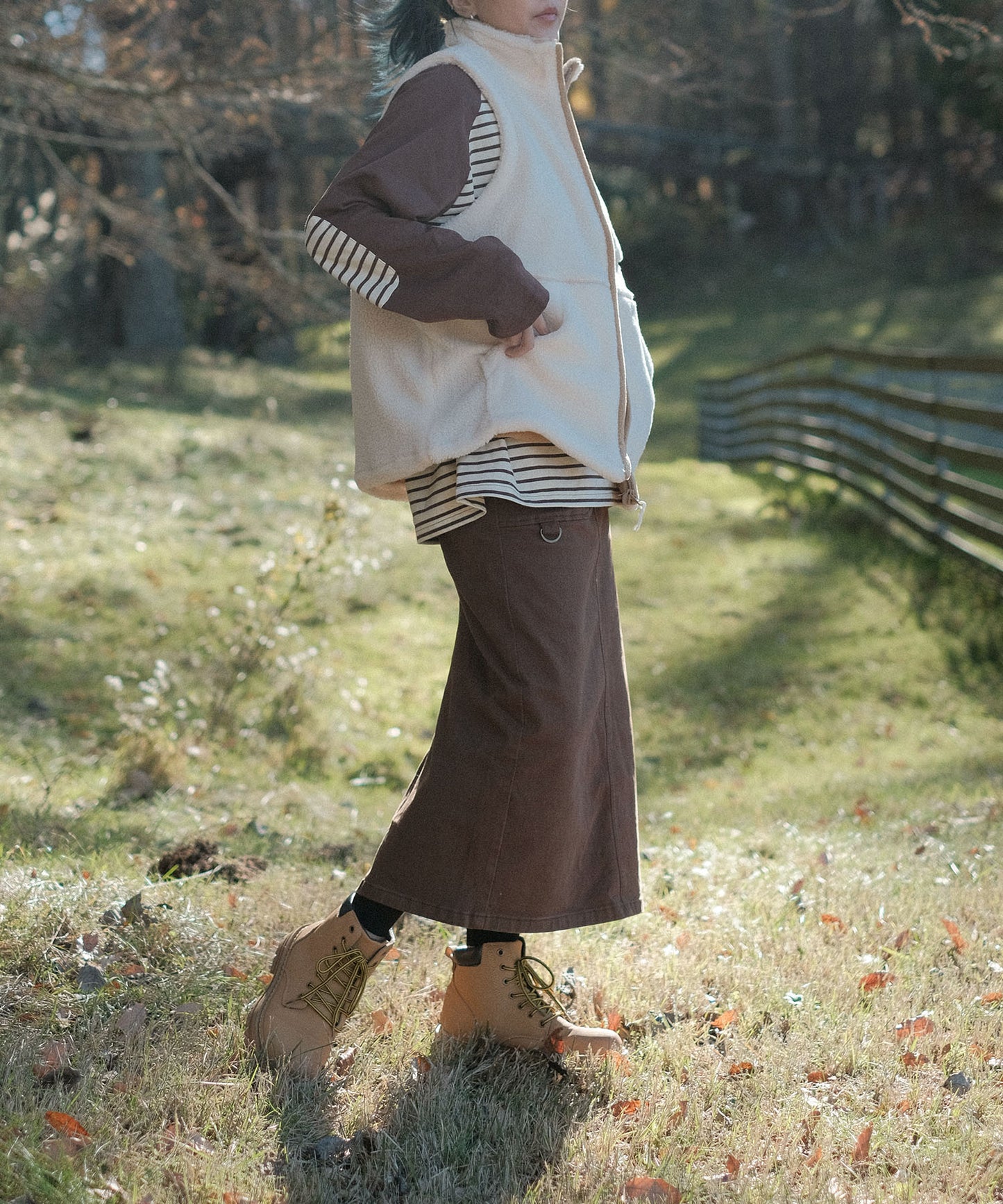 S'more boa vest