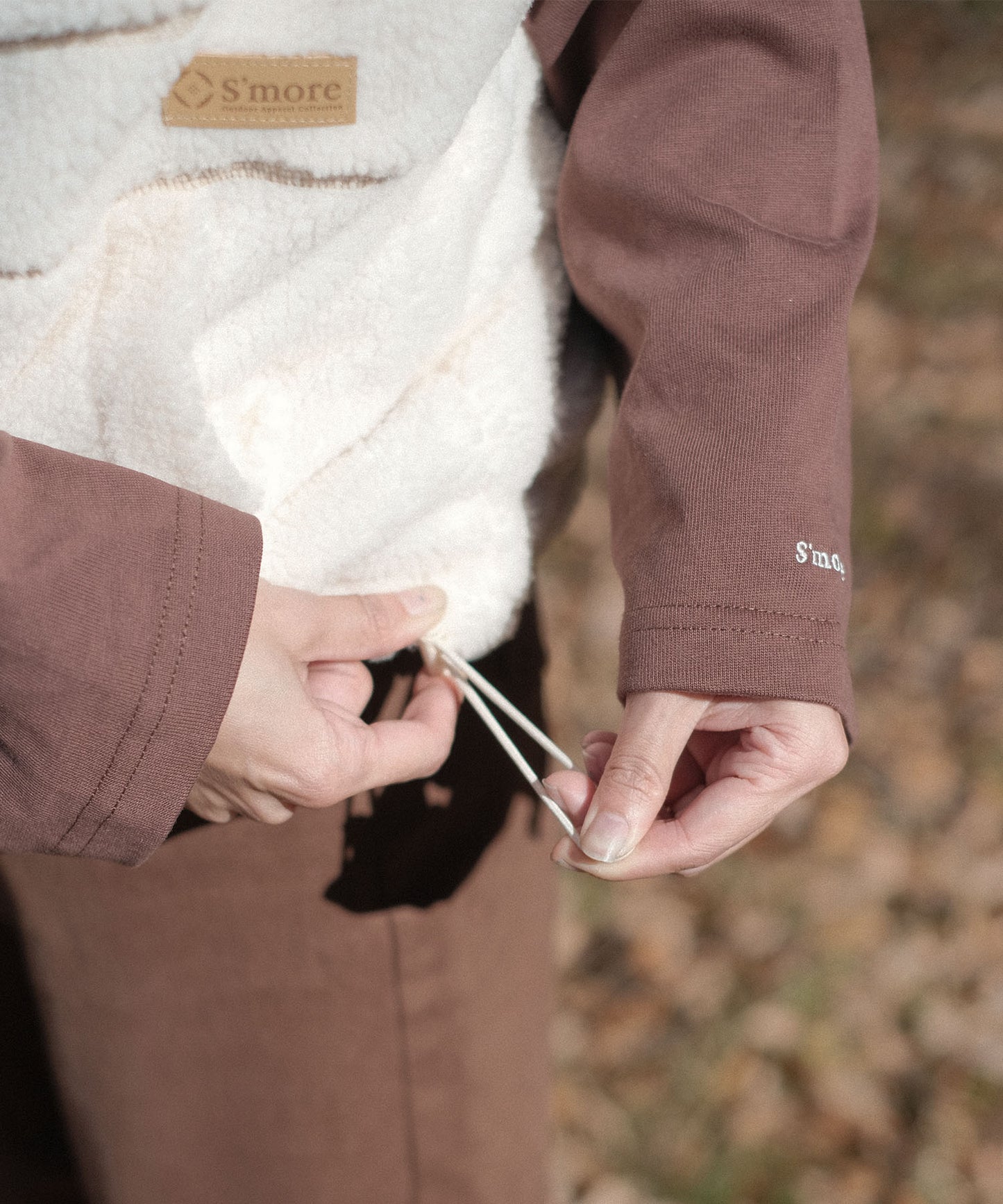 S'more boa vest
