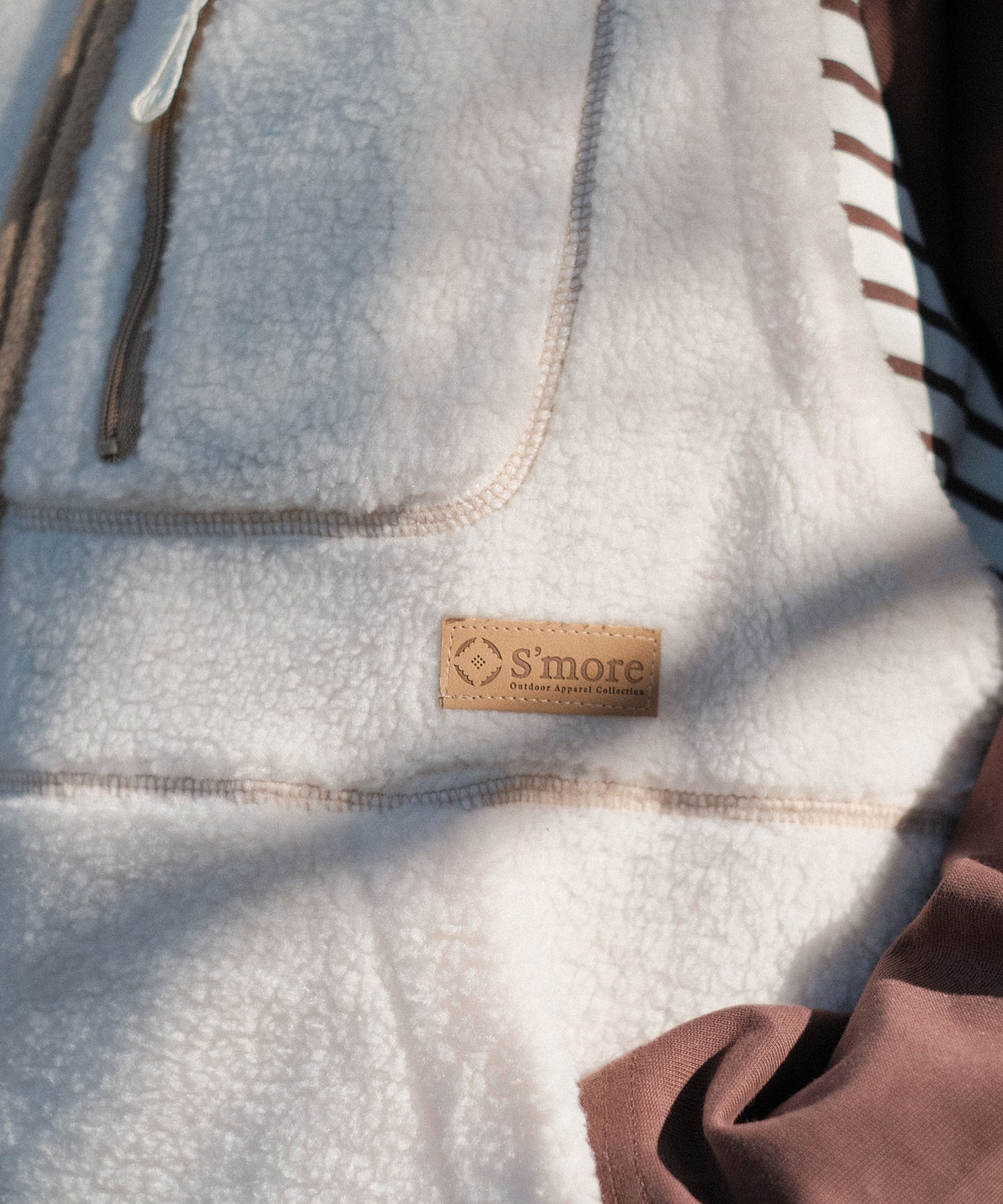S'more boa vest
