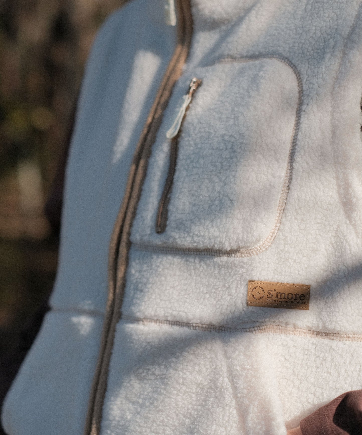 S'more boa vest