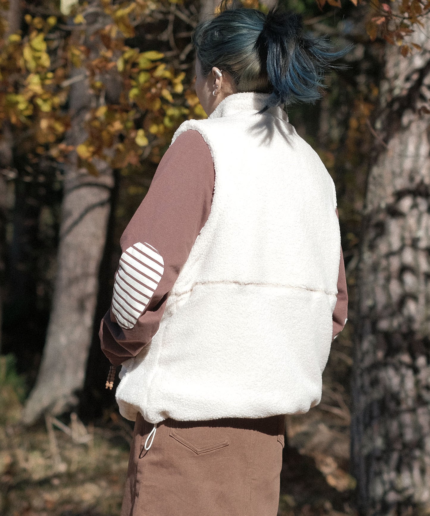 S'more boa vest