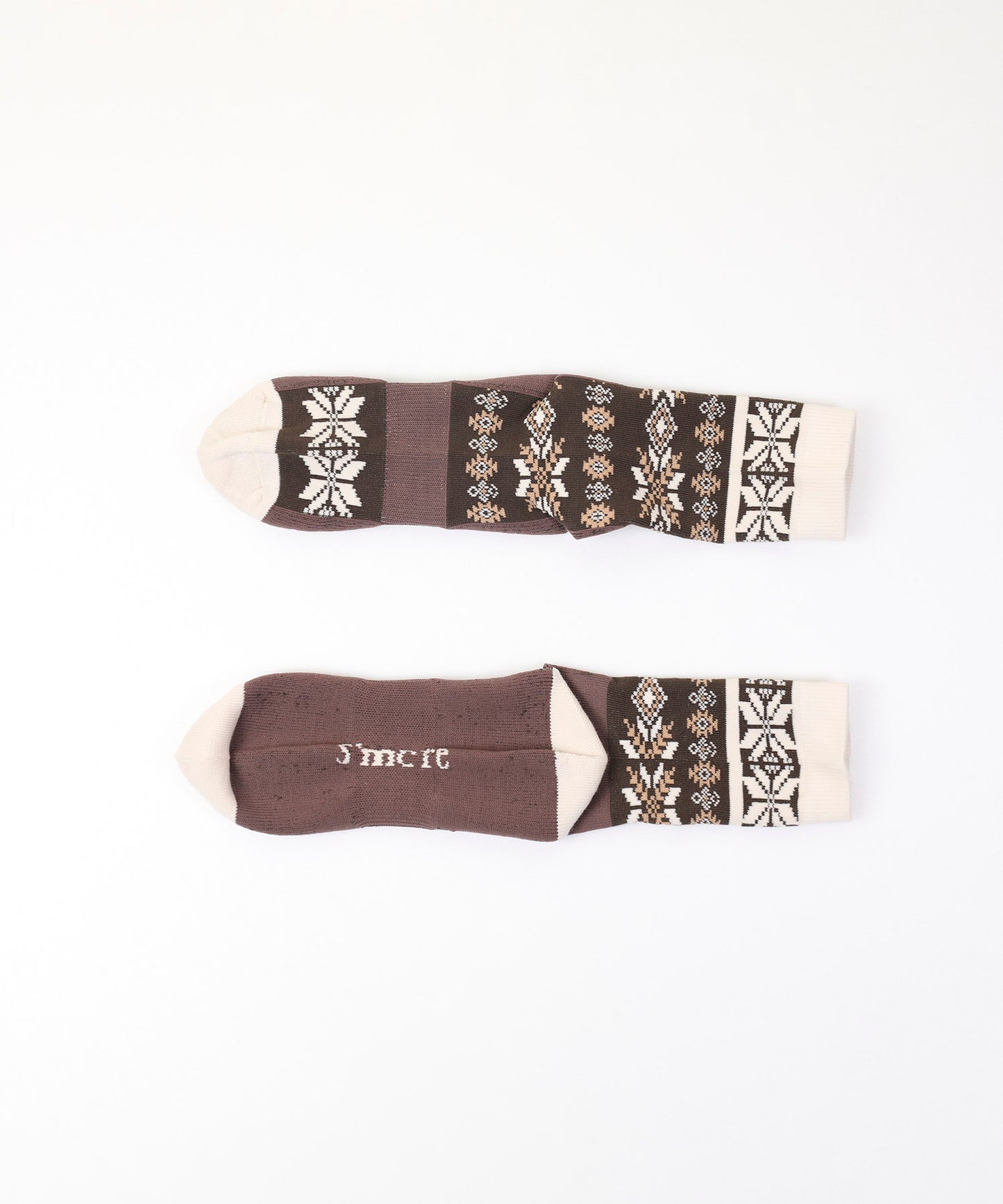 Nordic Pile Sole High Socks ノルディックパイル底ハイソックス