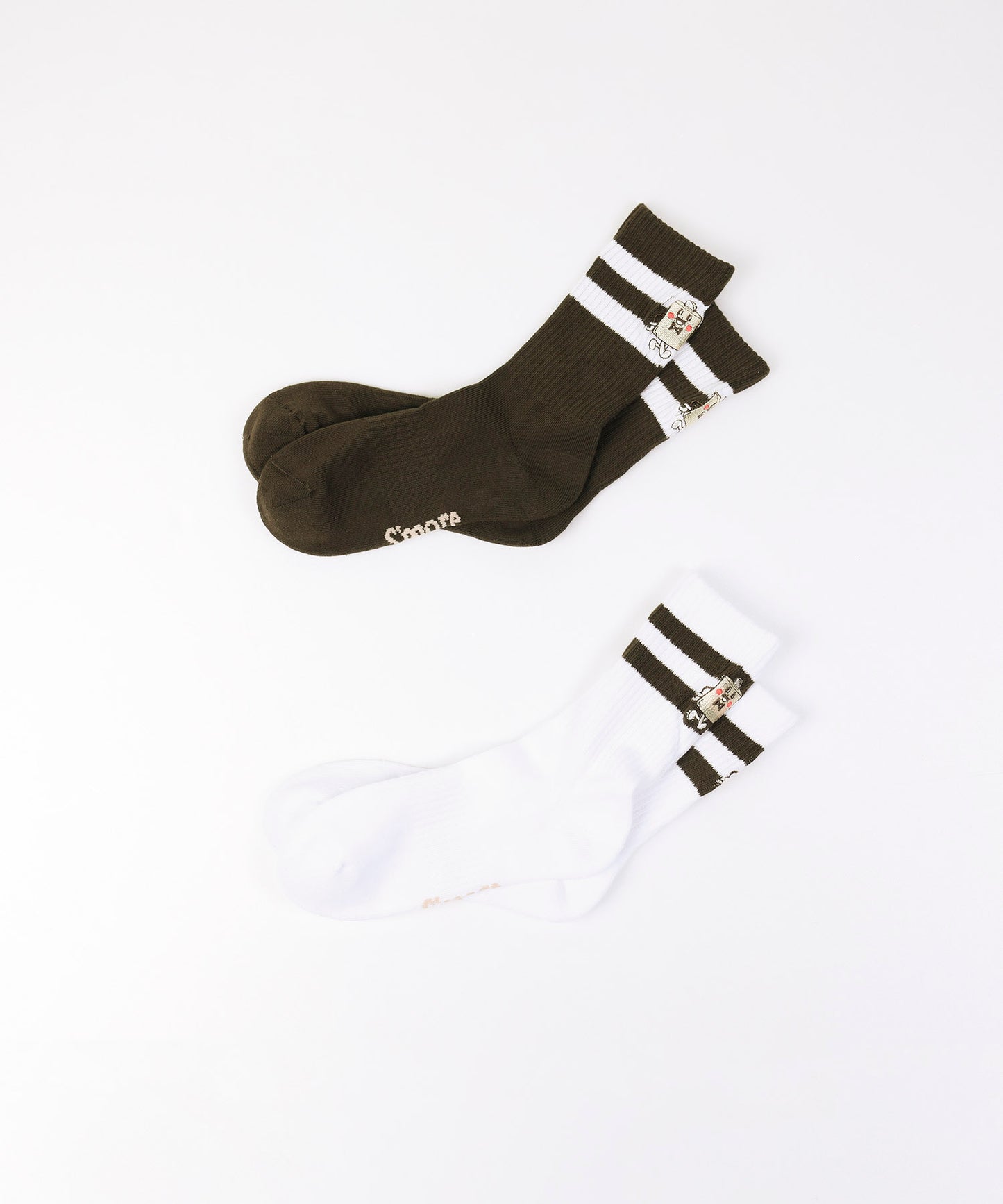 Campfire Character Embroidery Socks  キャラクター刺繍ソックス