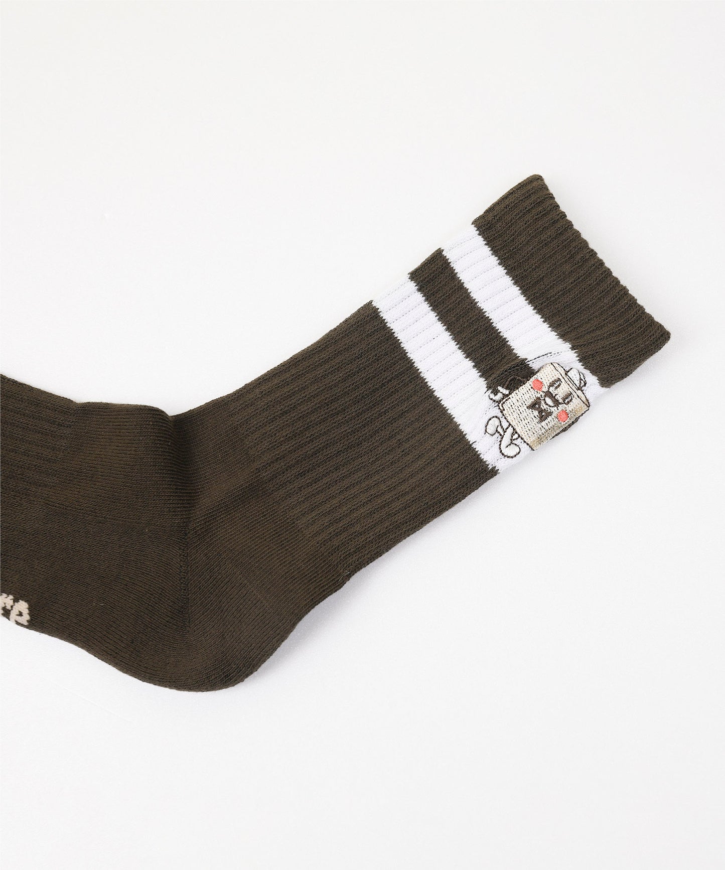 Campfire Character Embroidery Socks kids
