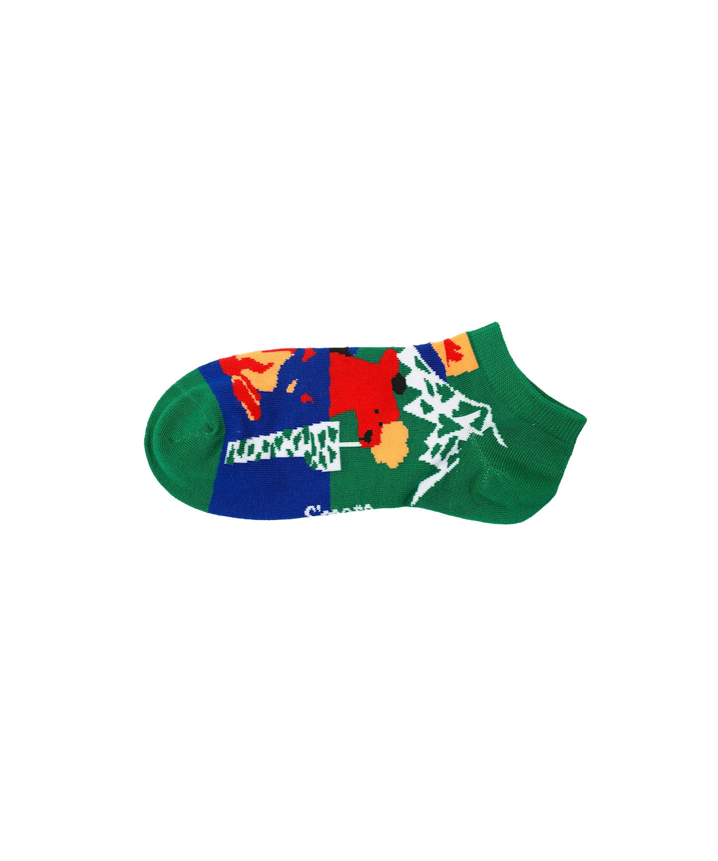 Forest Animal Pack Socks 3P(Pattern A) フォレストアニマルパックソックス 3足セット(柄 A)