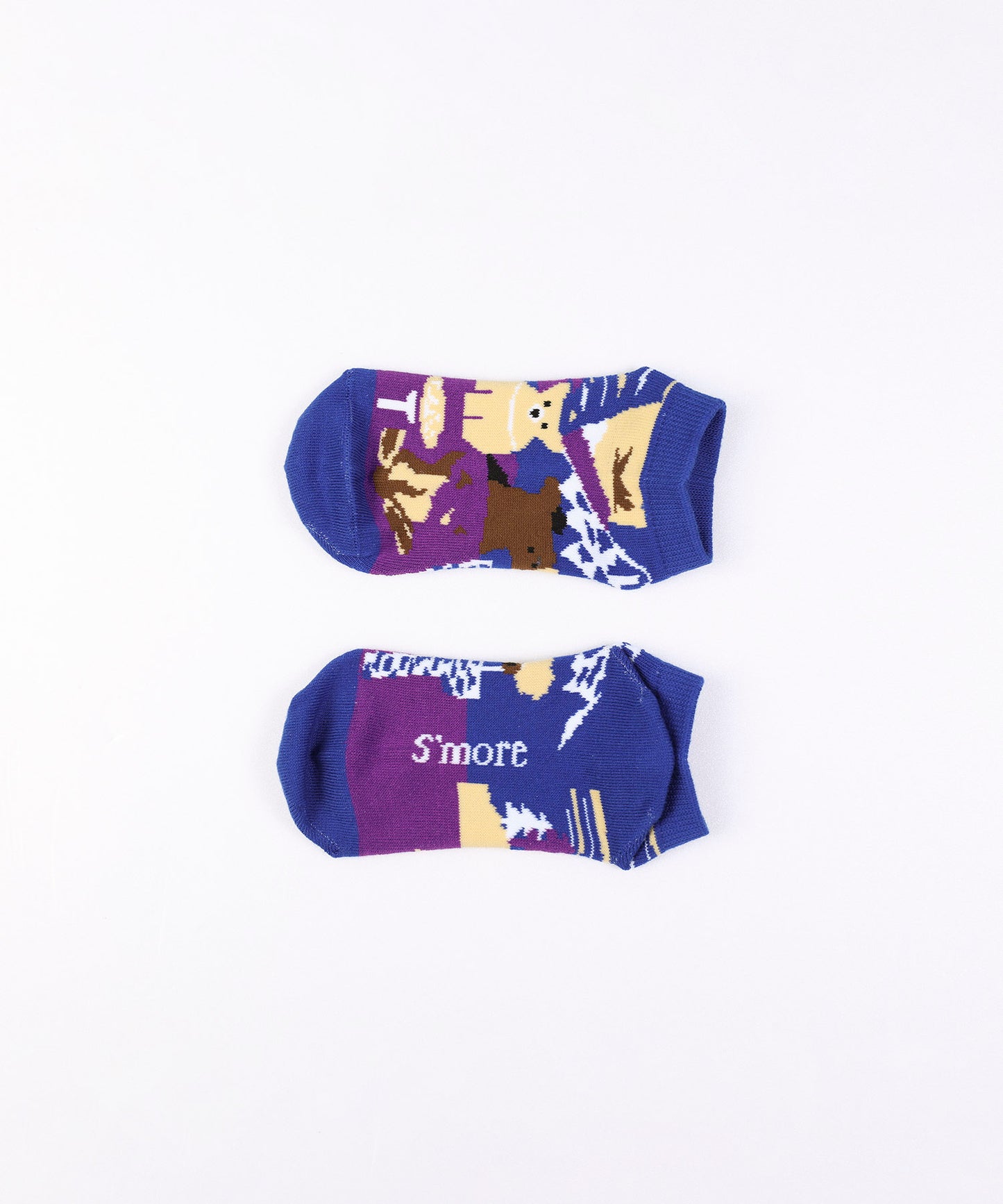 Forest Animal Pack Socks 3P Kids(Pattern A)  フォレストアニマルパックソックス 3足セット キッズ(柄 A)