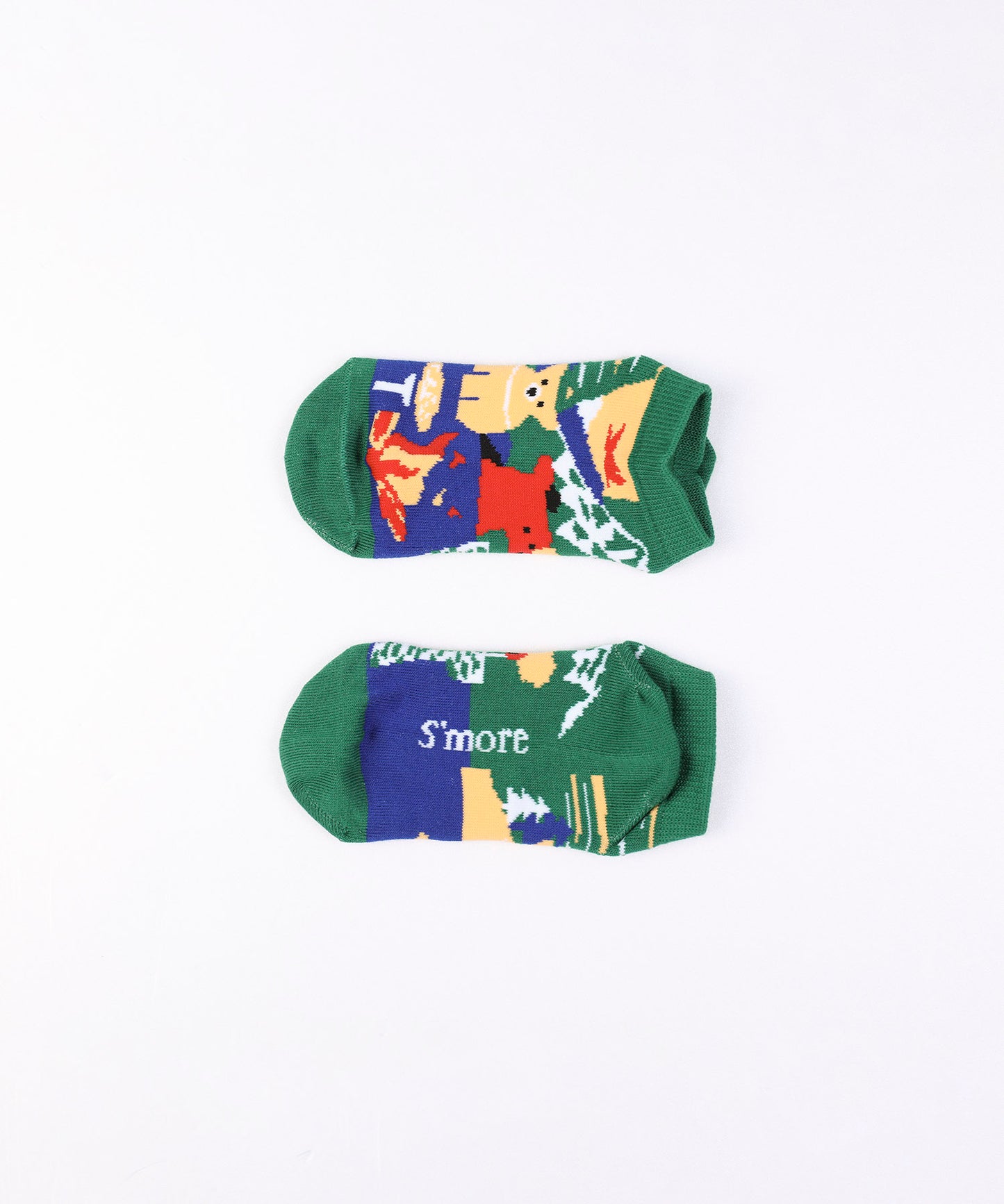 Forest Animal Pack Socks 3P Kids(Pattern A)  フォレストアニマルパックソックス 3足セット キッズ(柄 A)