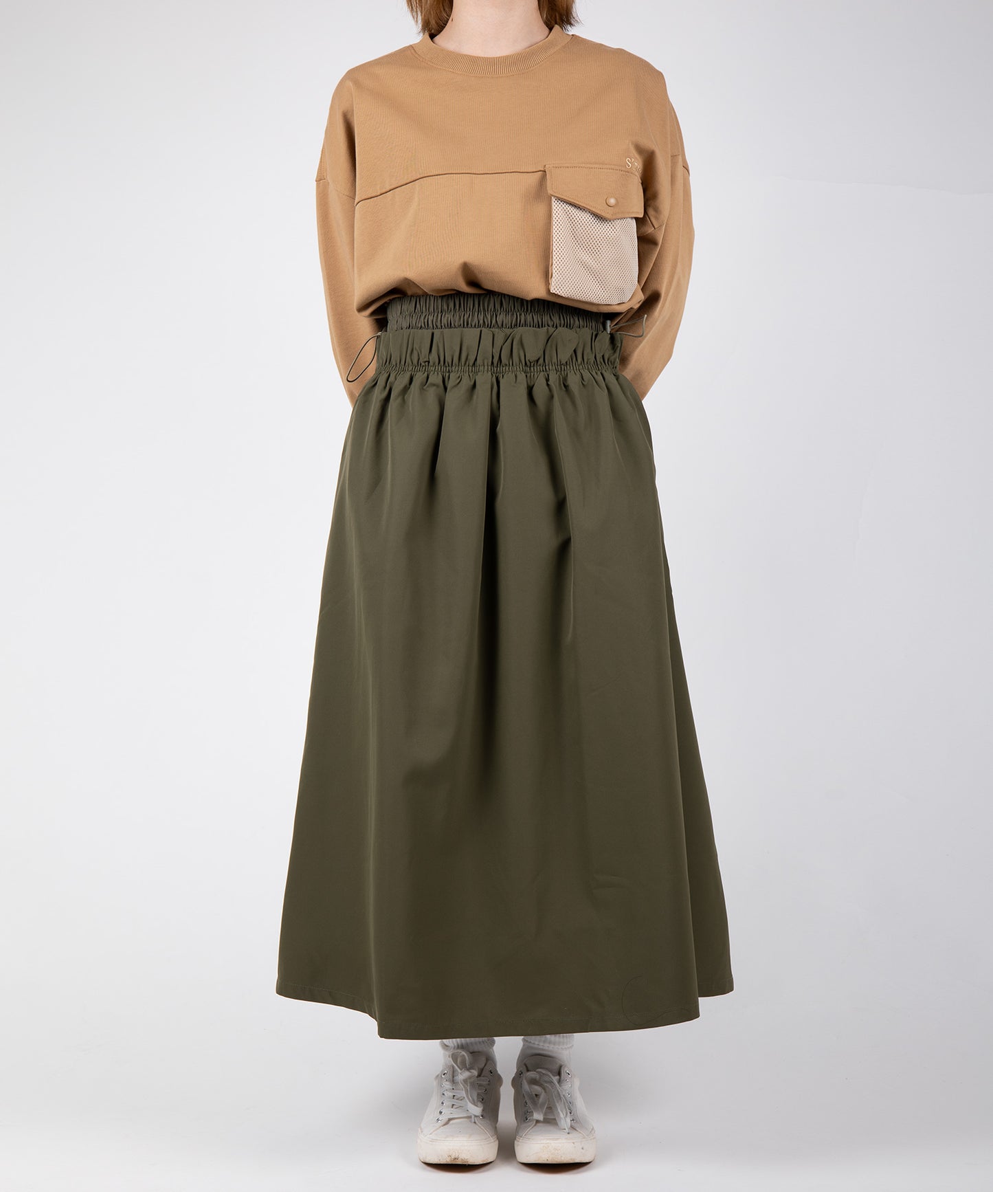 New!! Water-repellent flare skirt