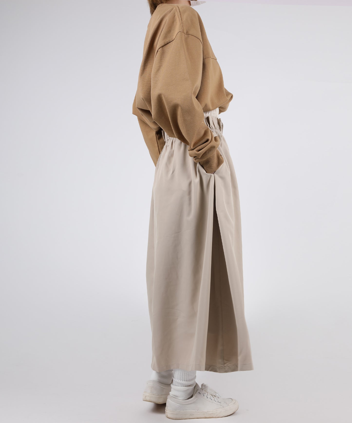 New!! Water-repellent flare skirt