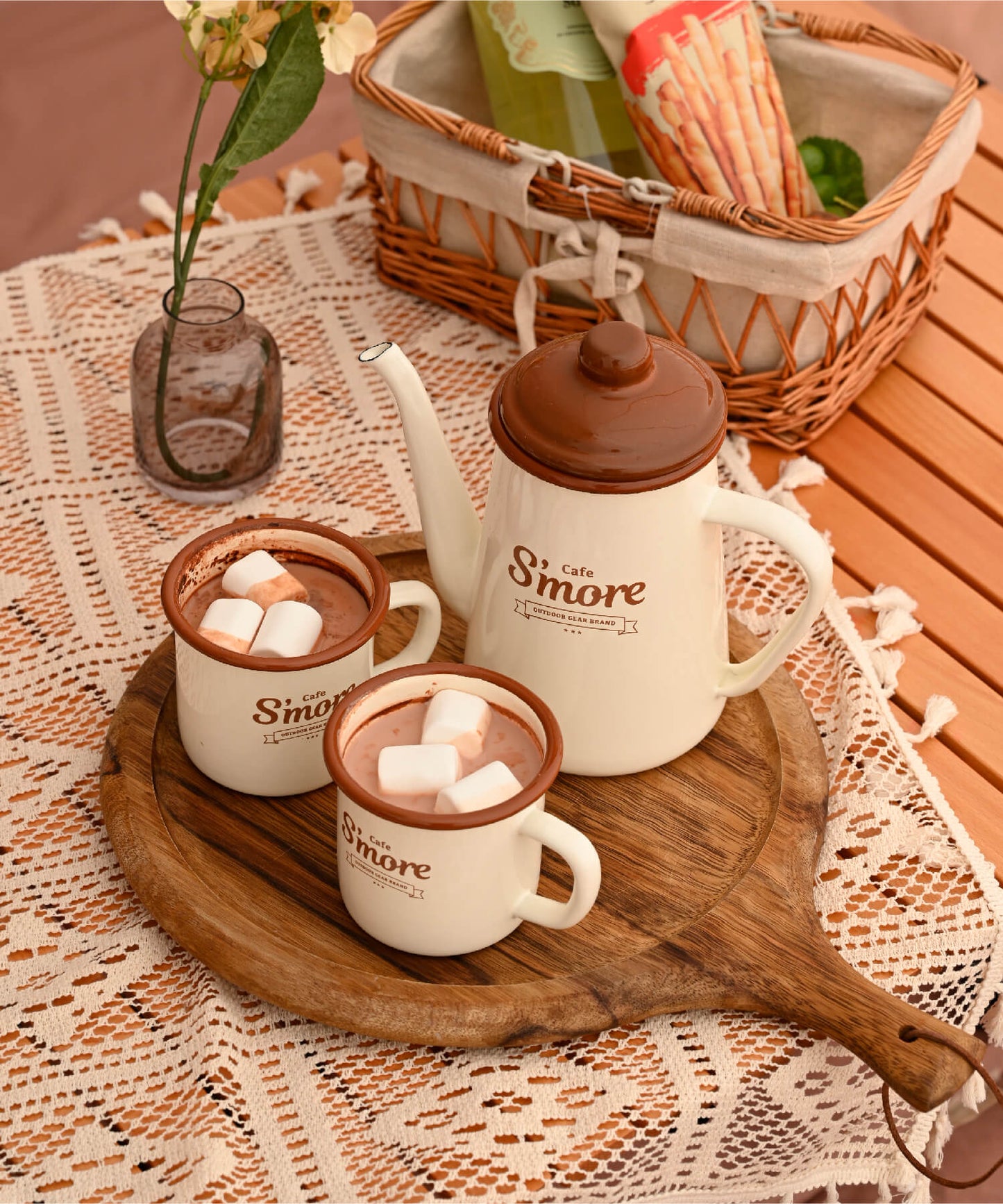 New!! cafe s'more kettle&mug set