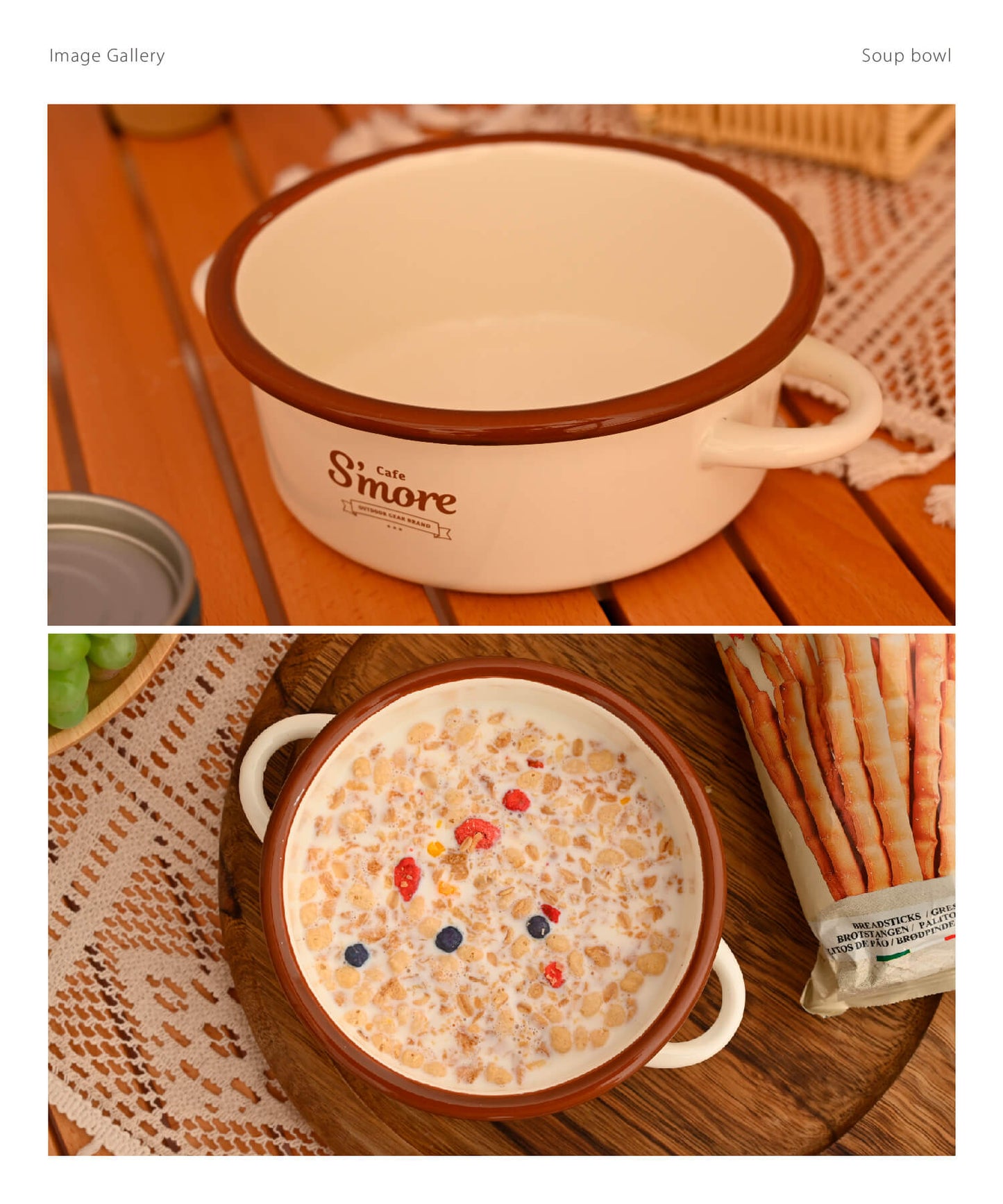 New!! café s'more soup bowl